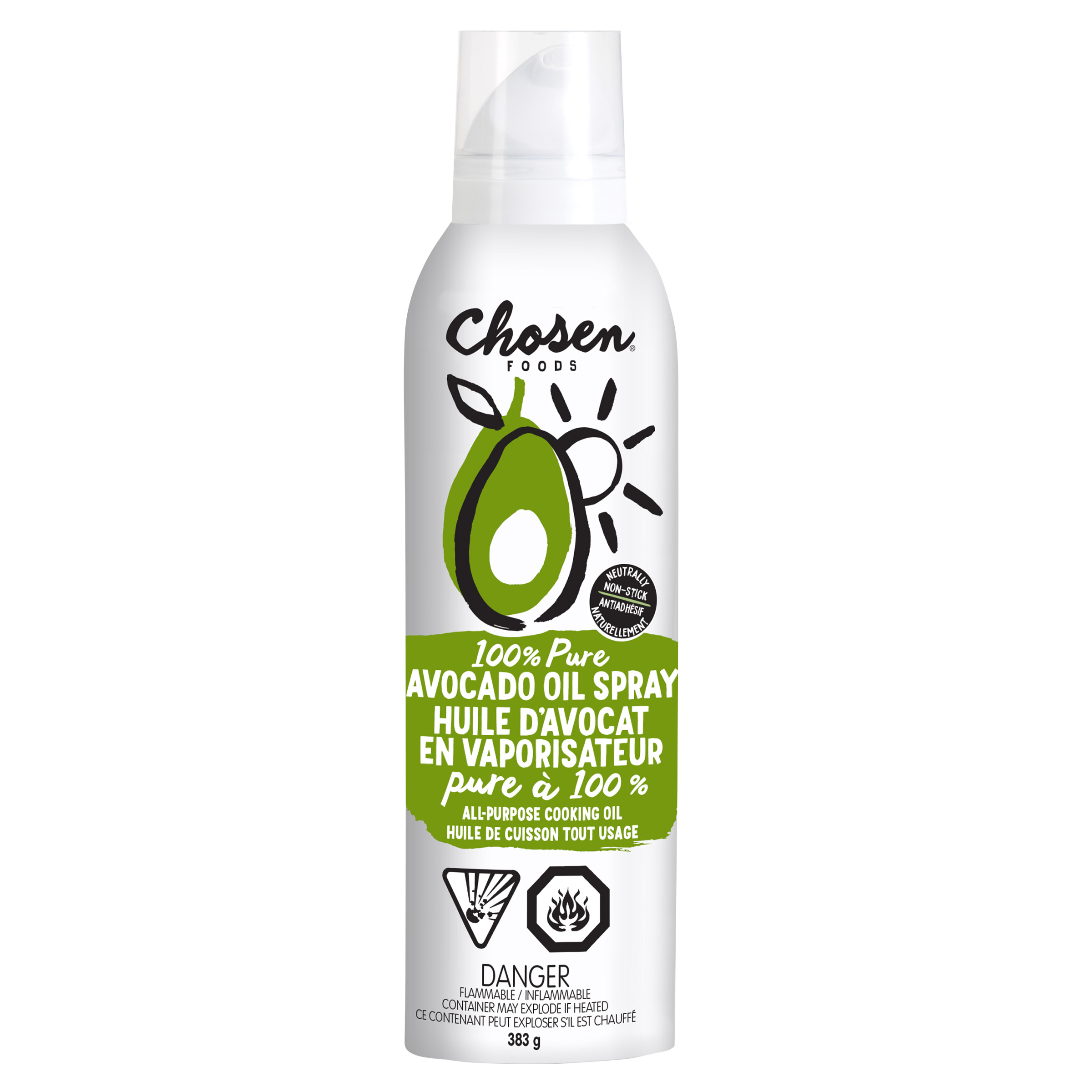 Chosen Foods Avocado Oil Spray, 2 × 383 g