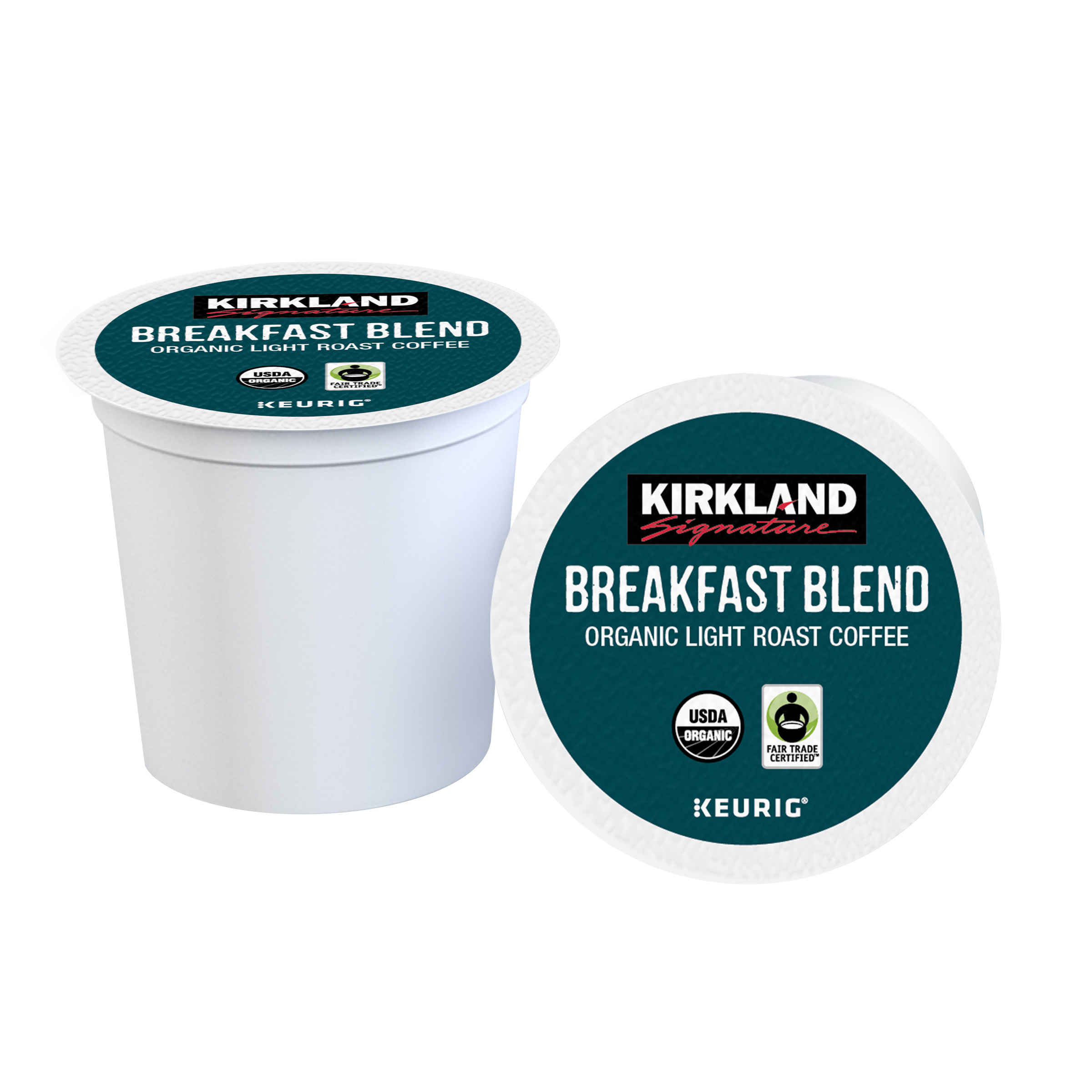 Breakfast Blend Caribou Coffee Pods Costco Kirkland Signature Breakfast  Blend 120 CT Organic K-Cup Pods