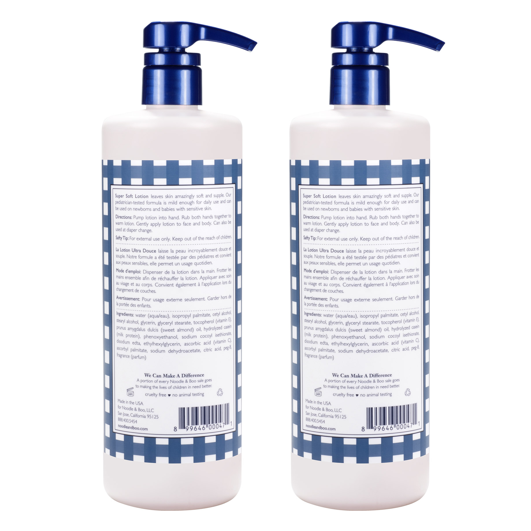 Noodle & Boo Super Soft Lotion, 25 fl oz, 2-pack | Costco