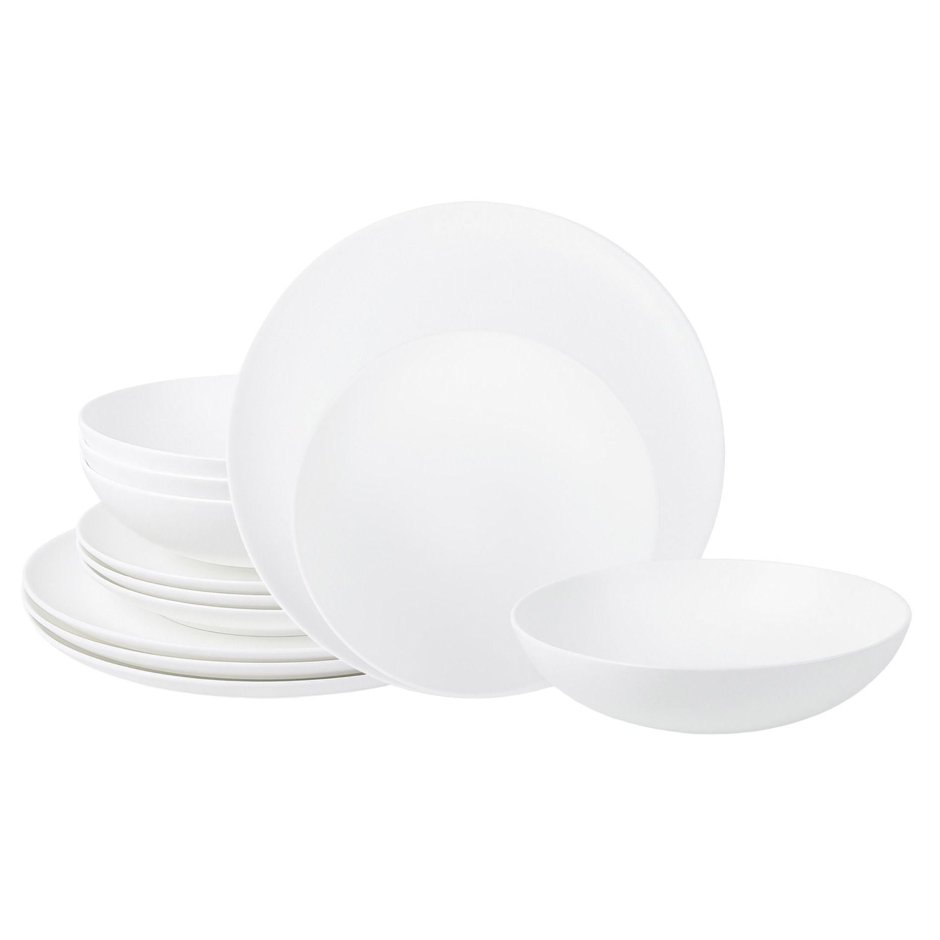 Stone Lain Taglio Bone China Dinnerware Set, 12-pieces