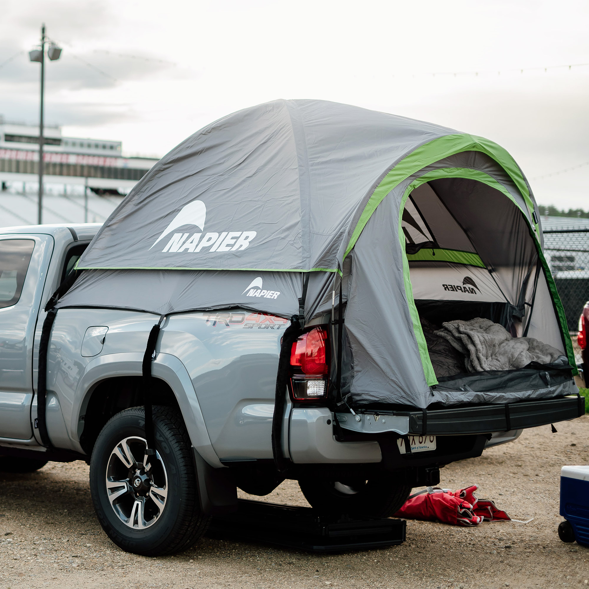 Napier Backroadz Truck Tent with  Strap Protectors