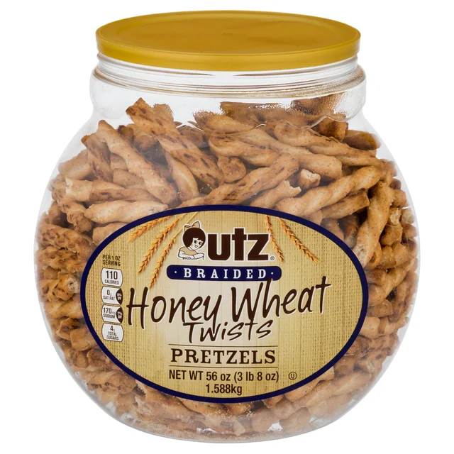 Utz Honey Wheat Pretzel Twists, 56 oz
