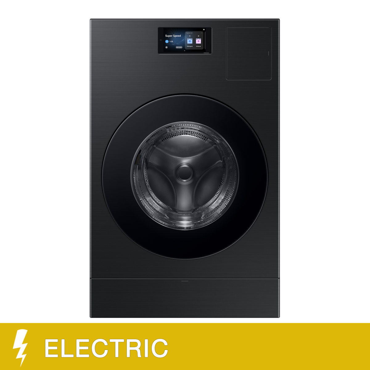 Samsung Bespoke 27 in. 6.1 cu ft. Black  Steel All-in-one vented Front Load Washer and Dryer Combo