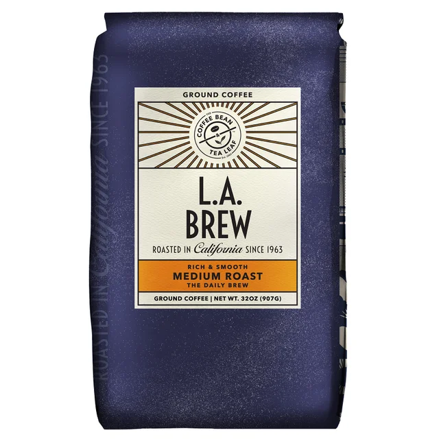 COFFEE BEAN & TEA LEAF LA BREW MEDIUM ROAST GROUND 2 LBS