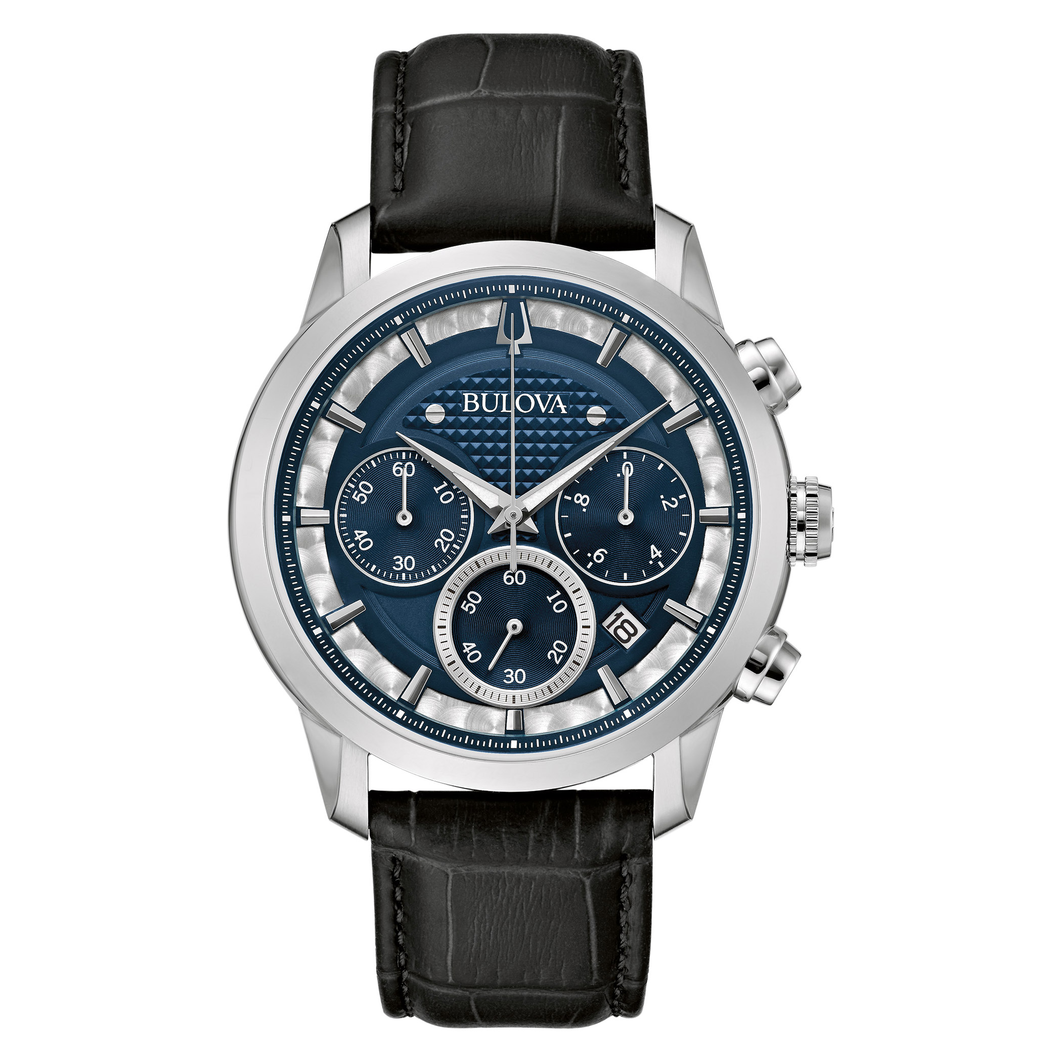 Bulova Sutton Blue Dial Men’s Watch	