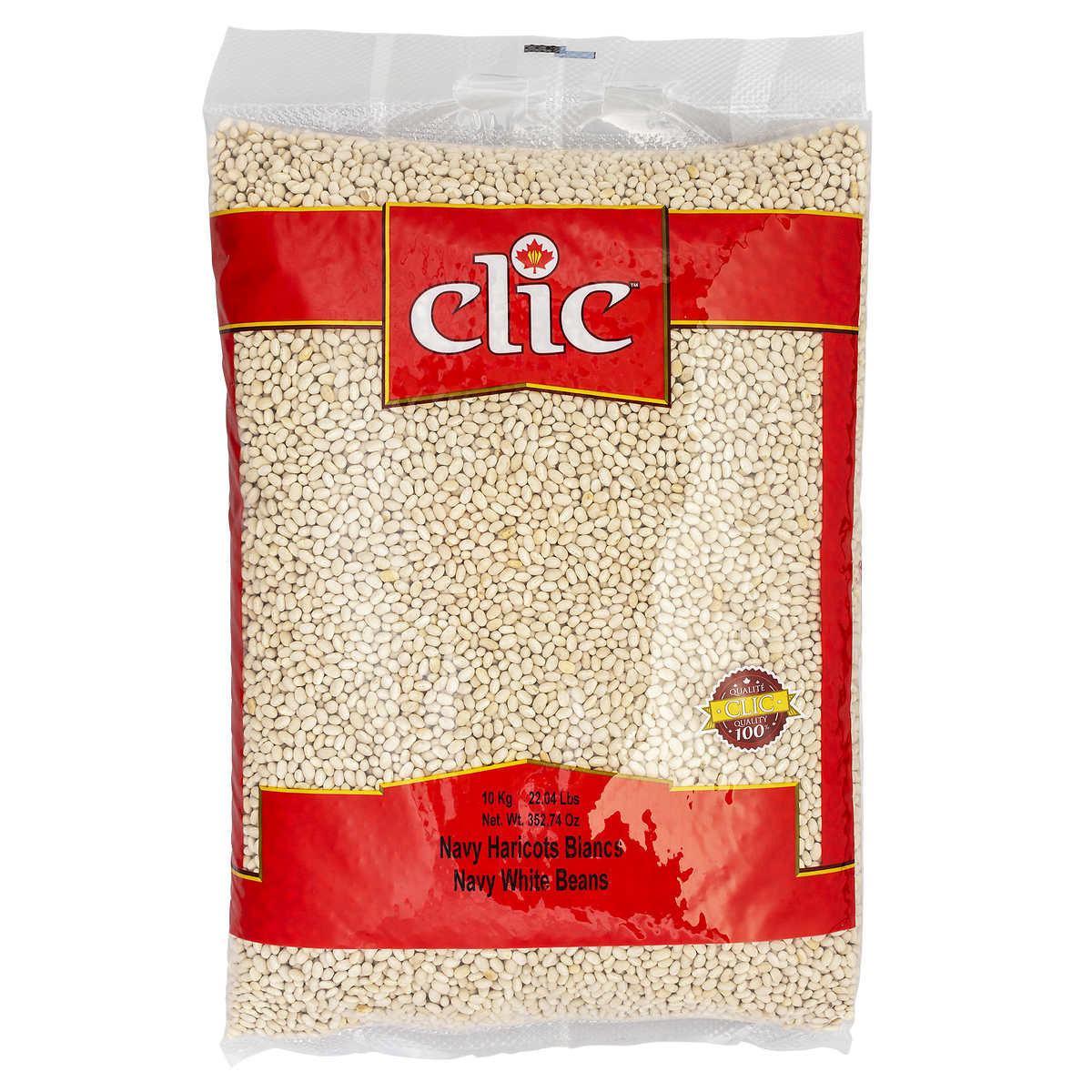 Clic Navy White Beans, 10 Kg 