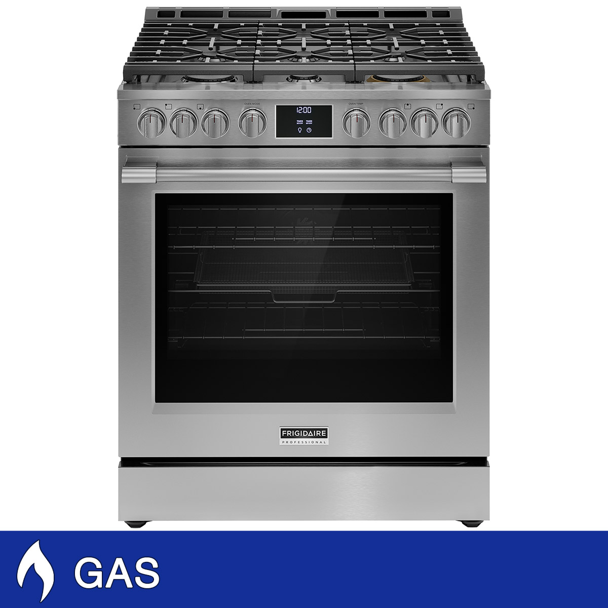 Frigidaire Professional 30” 6.0 cu. ft. Gas Range with No Preheat