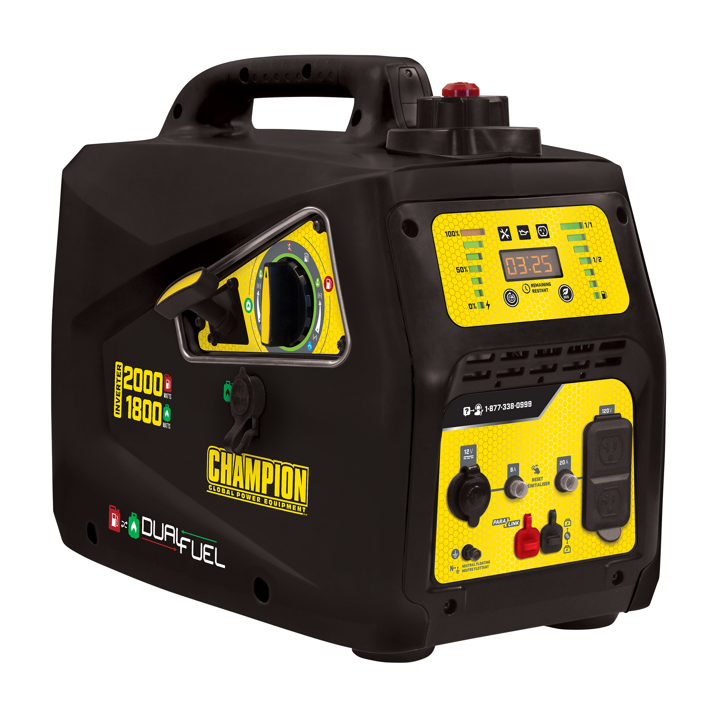 Champion 2,000 W Dual Fuel Portable Inverter Generator
