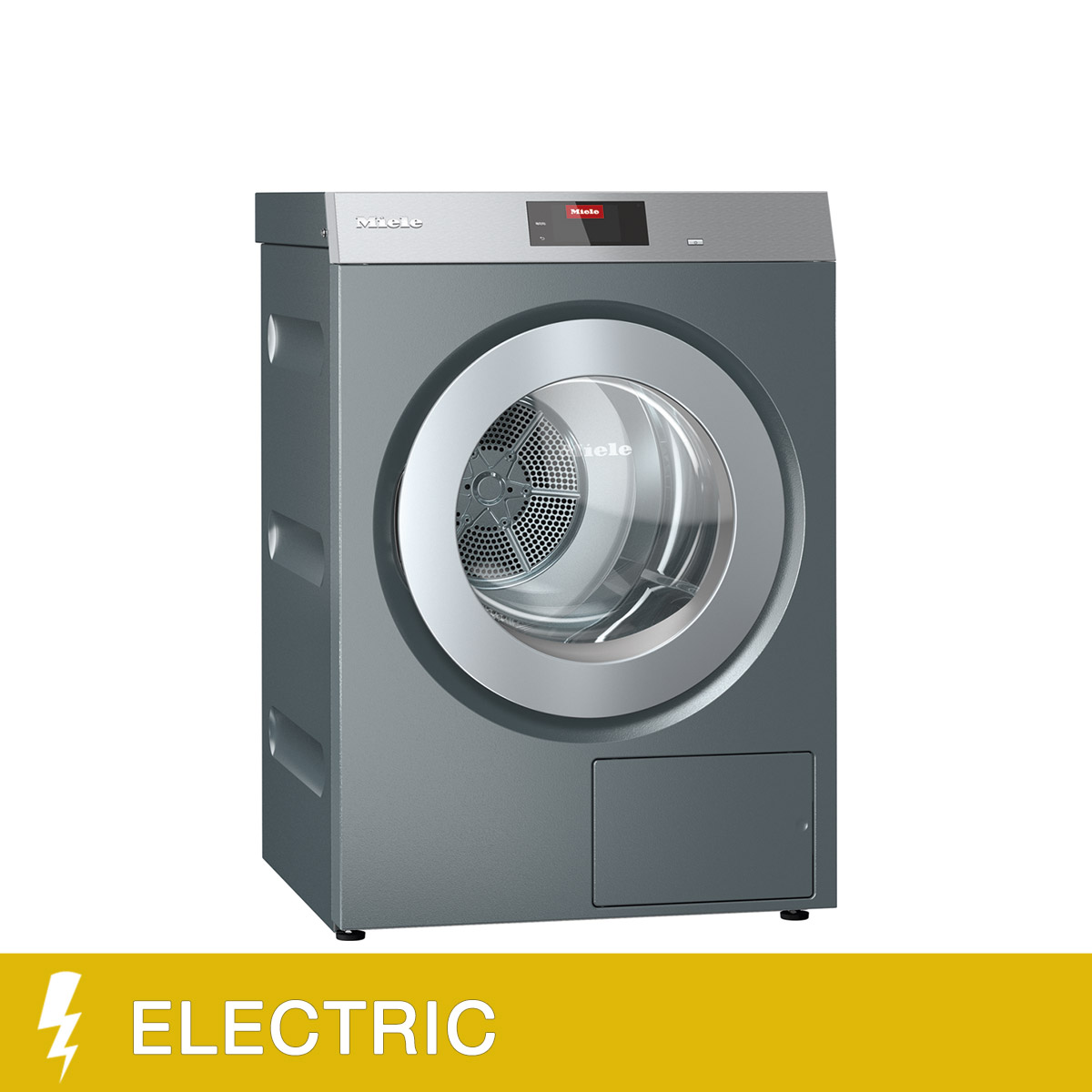 Miele 6.36 cu ft. Grey Electric Commercial Dryer with PerfectDry System