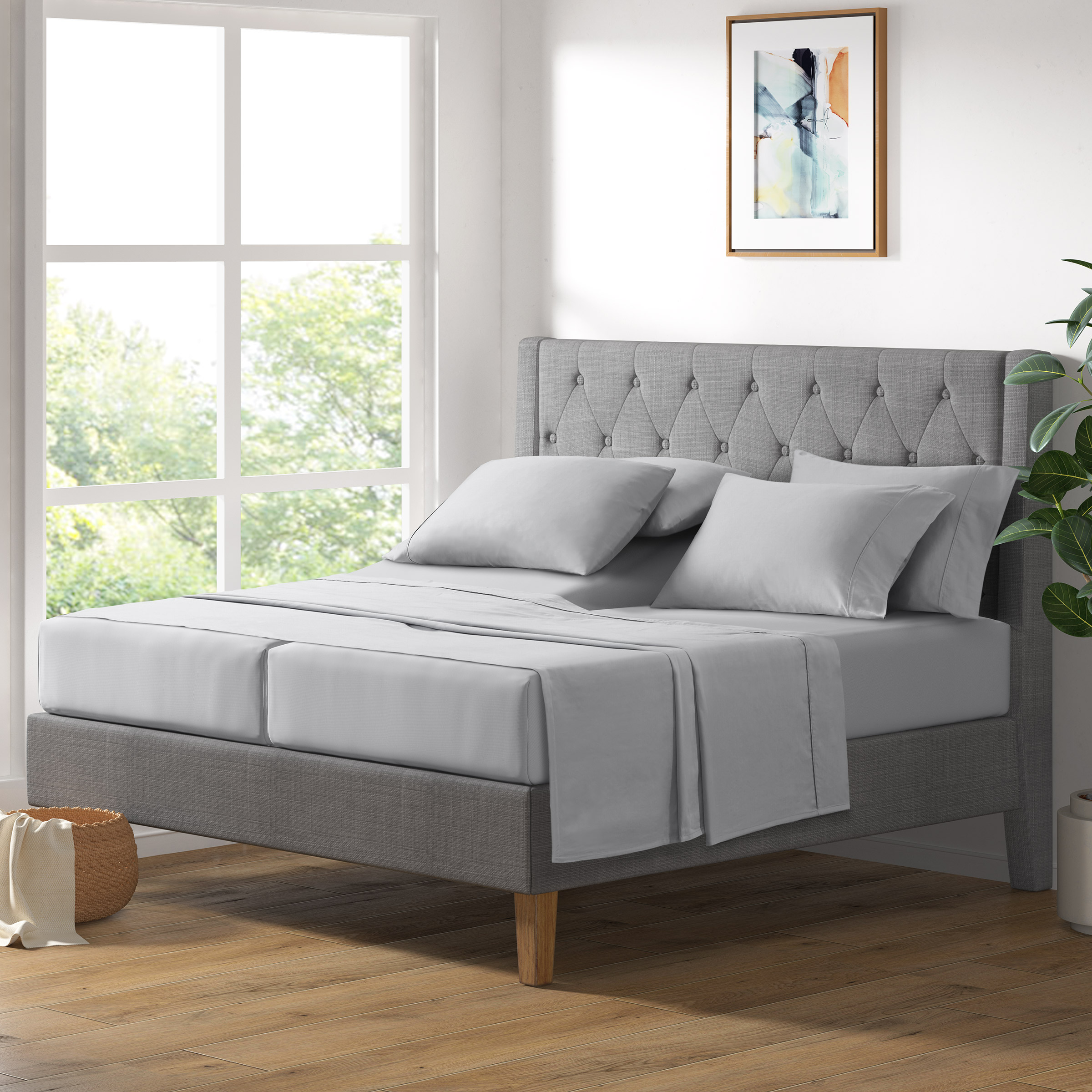 Beautyrest Platinum Temperature Regulating Split King Sheet Set, 7-piece