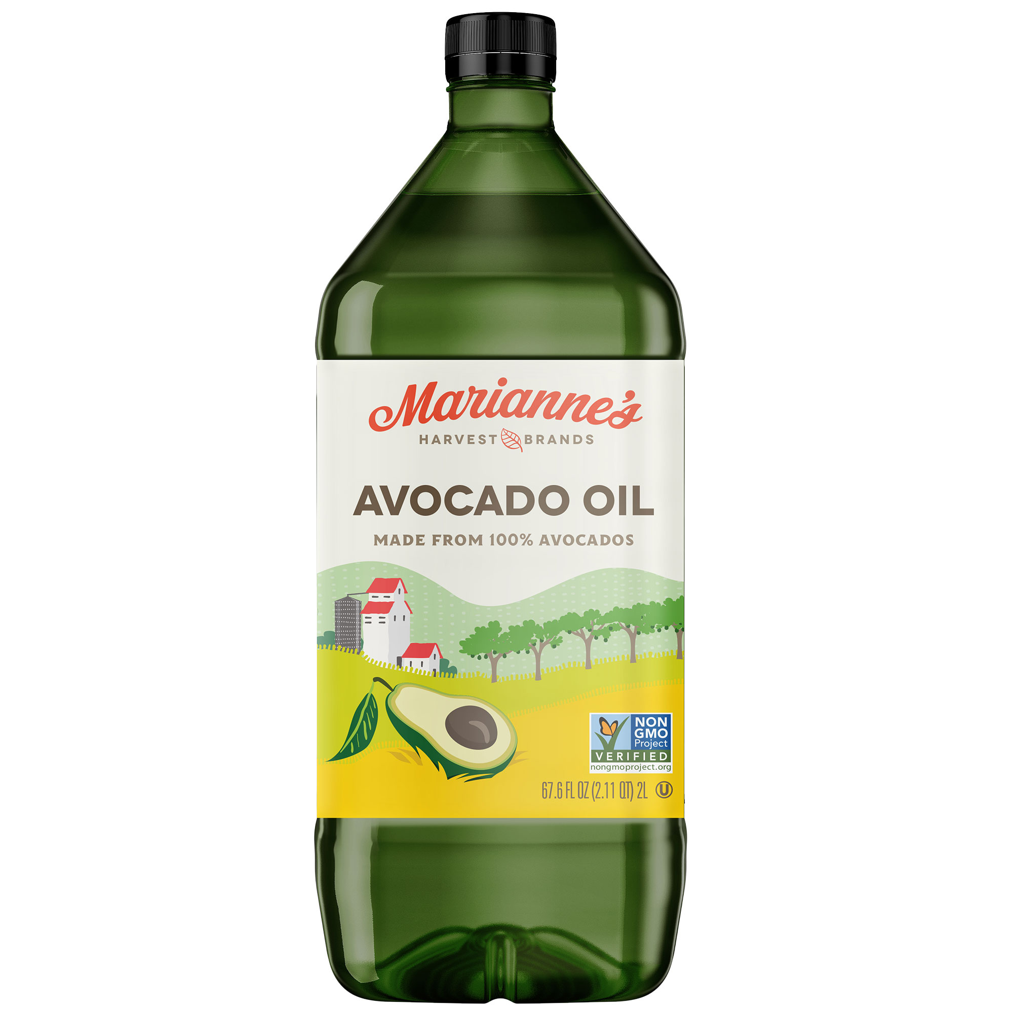 Marianne's Harvest  100% Pure Avocado Oil 2 Liter 67.6 fl oz Kosher Non GMO