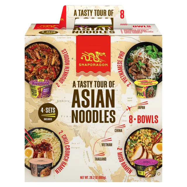 SNAPDRAGON A TASTY TOUR OF ASIAN NOODLES 28.2 OZ
