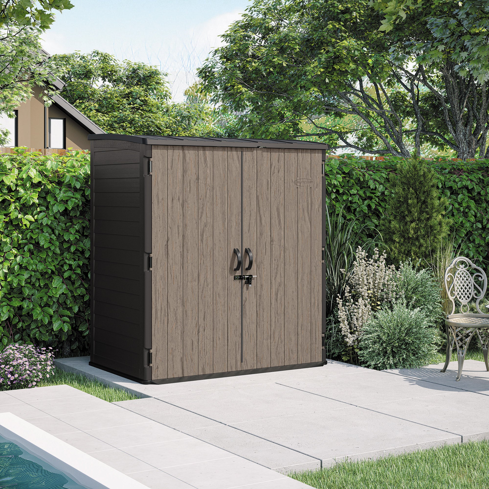 Suncast 6' x 4' Vertical Shed | Costco