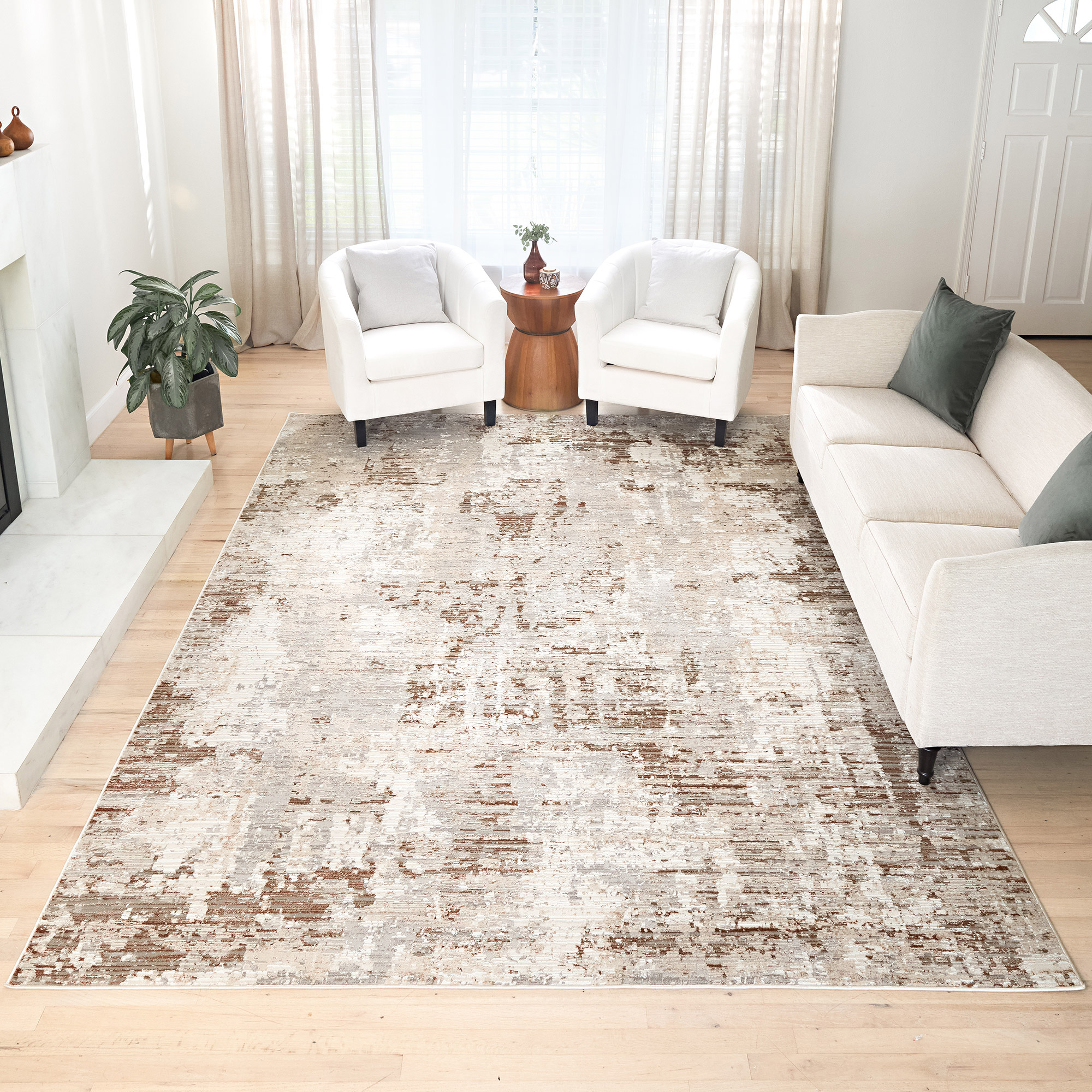 Barmond Area Rug, Zaire Red | Costco