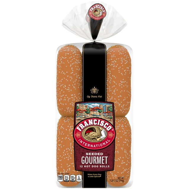 Francisco Gourmet Seeded Hoagie Roll, 12-count