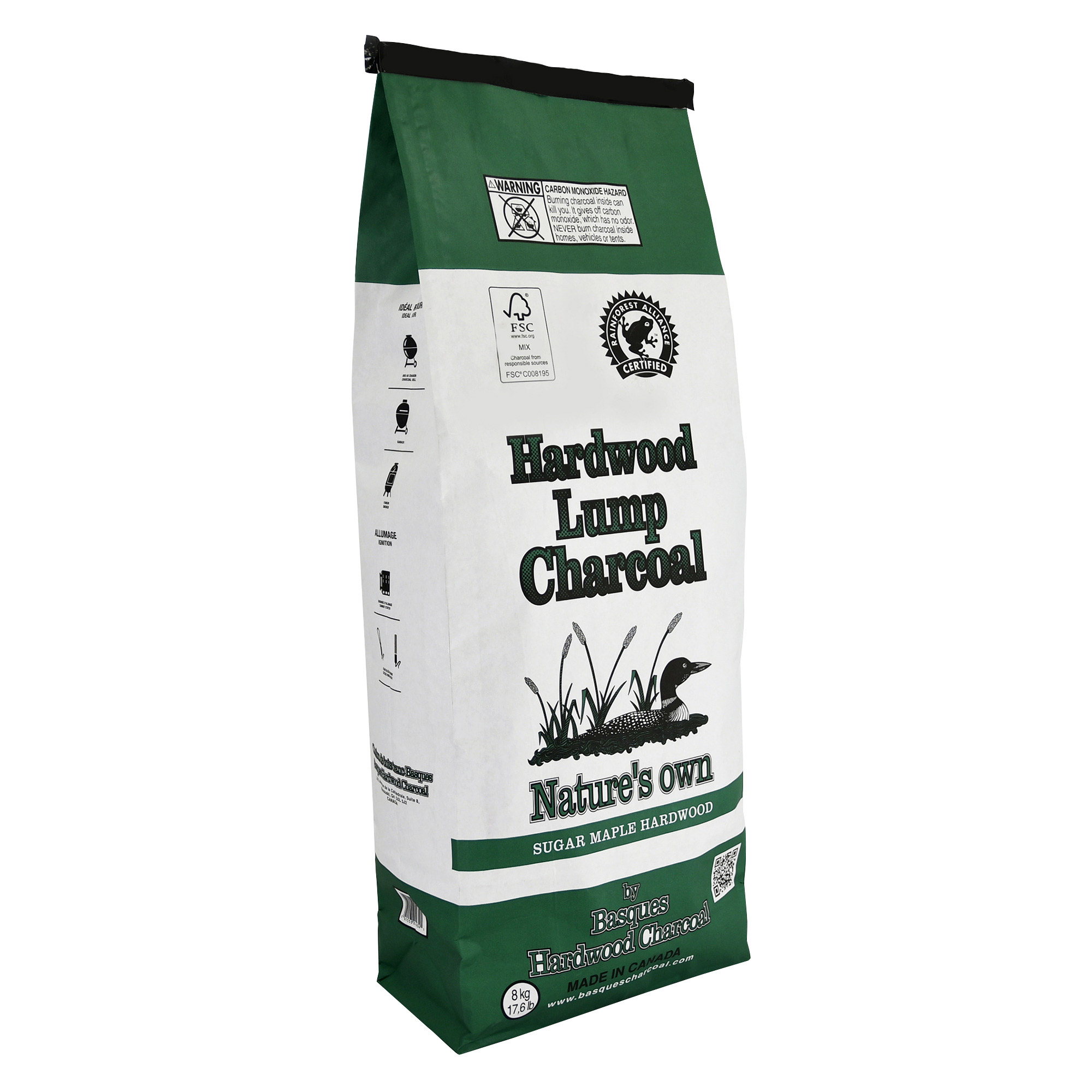 Nature’s Own Natural Maple Hardwood Lump Charcoal 8 kg
