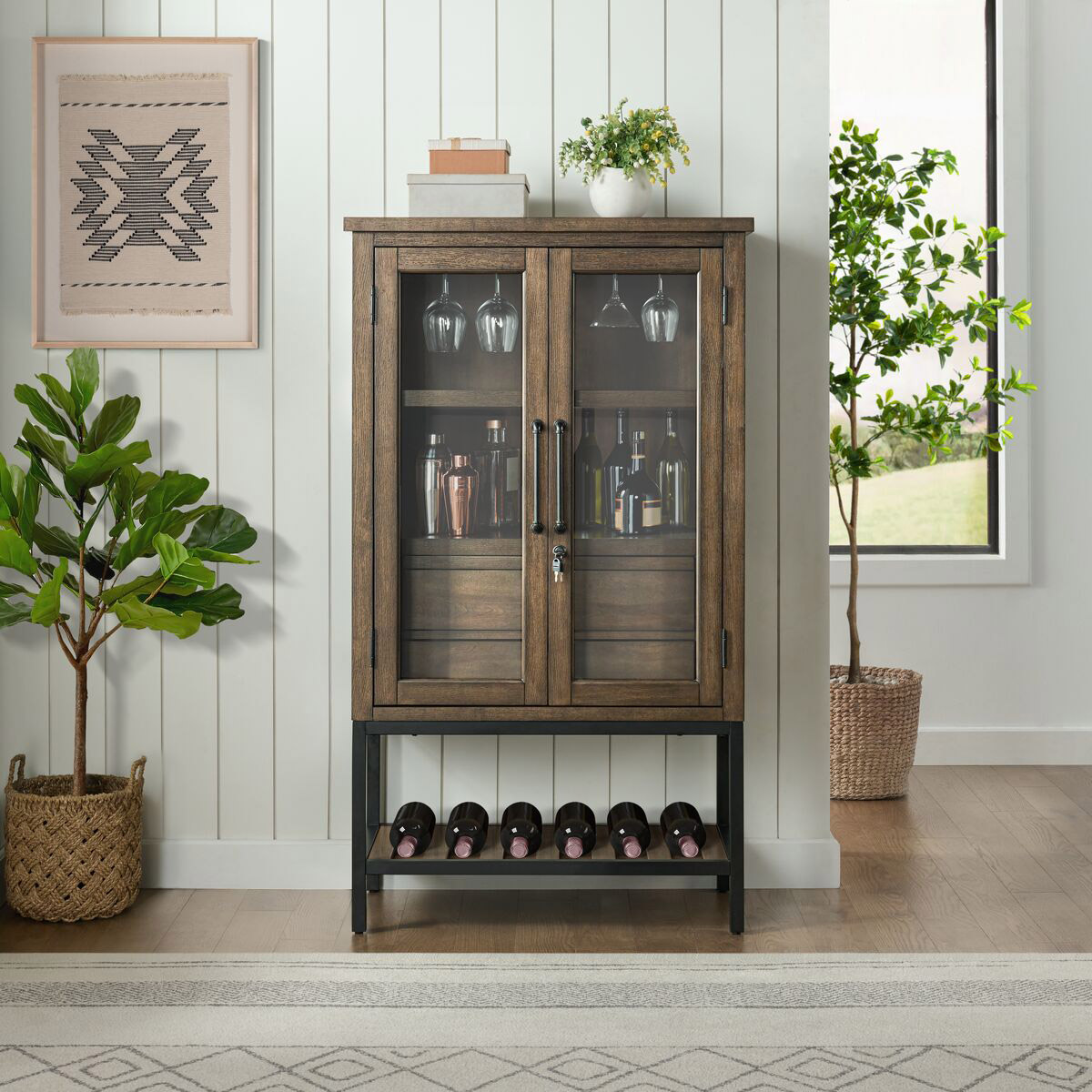 Brentley 61” Wine Storage Cabinet Costco