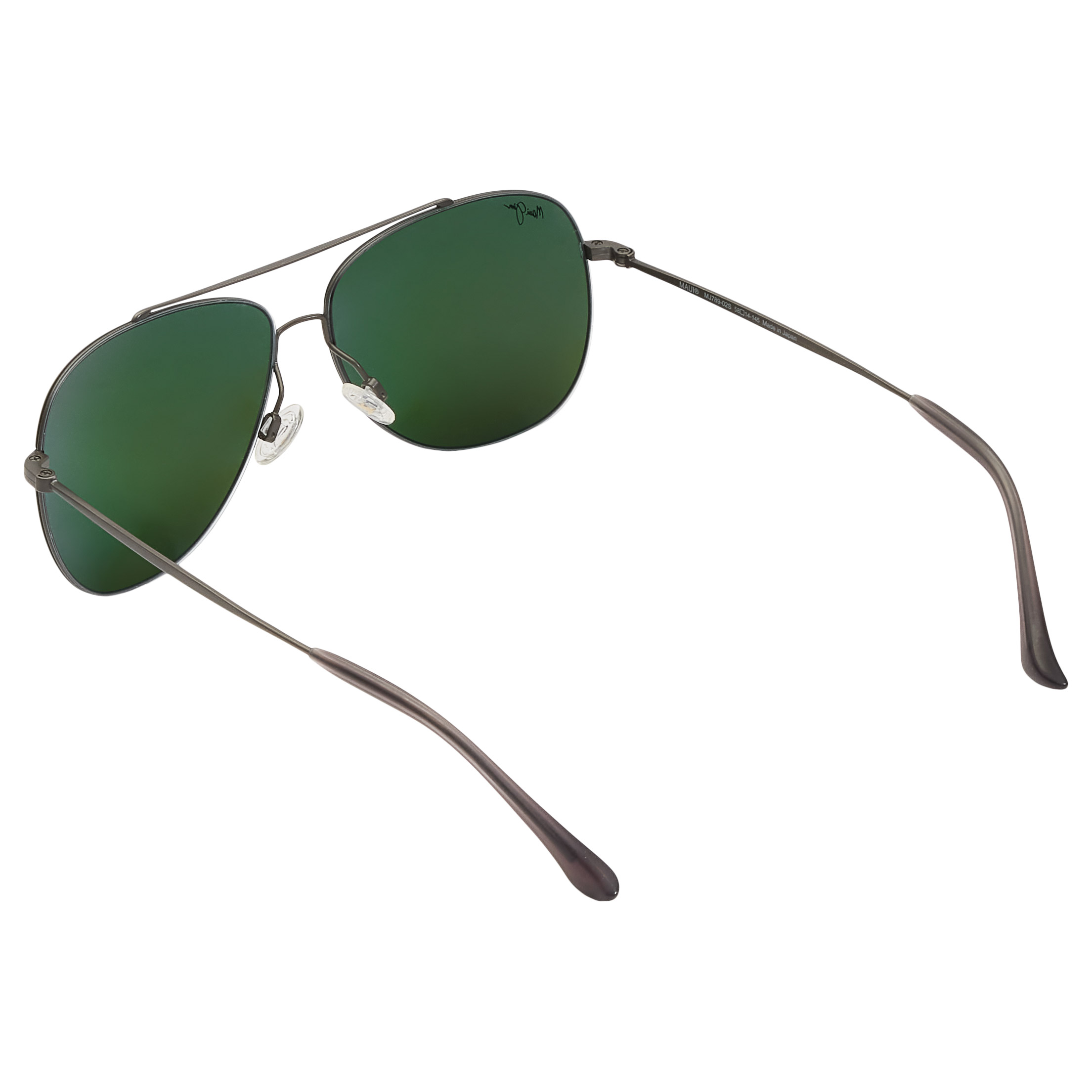 Maui Jim Cinder Cone B789-02S Gunmetal Blue Polarized Sunglasses