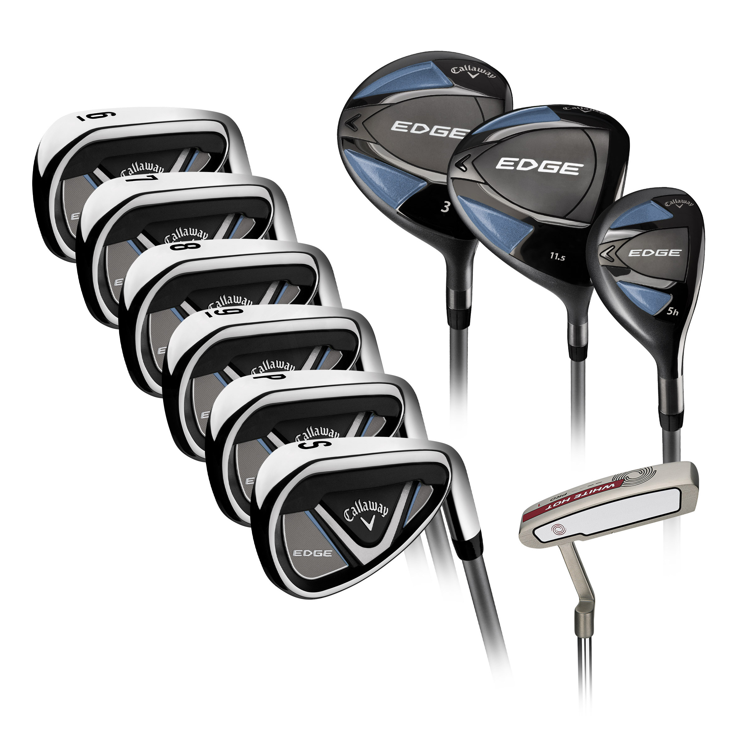 Callaway Edge 10-piece Women's Graphite Golf Club Set