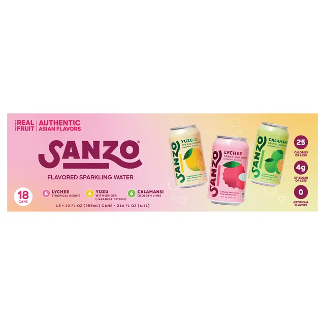 SANZO CALAMANSI/LYCHEE/YUZU 18/12 OZ