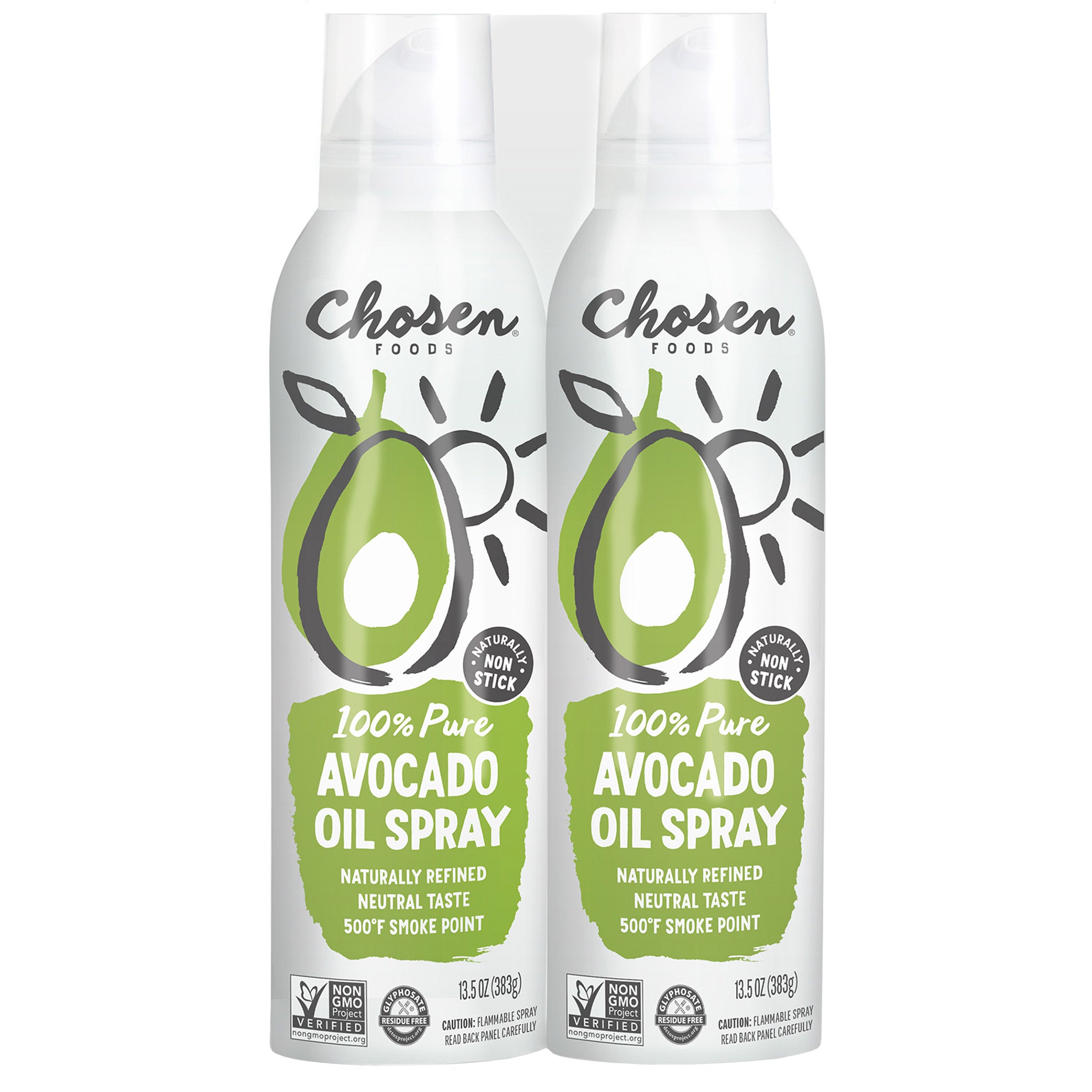 Chosen Foods Avocado Oil Spray, 13.5 oz, 2-count | Costco