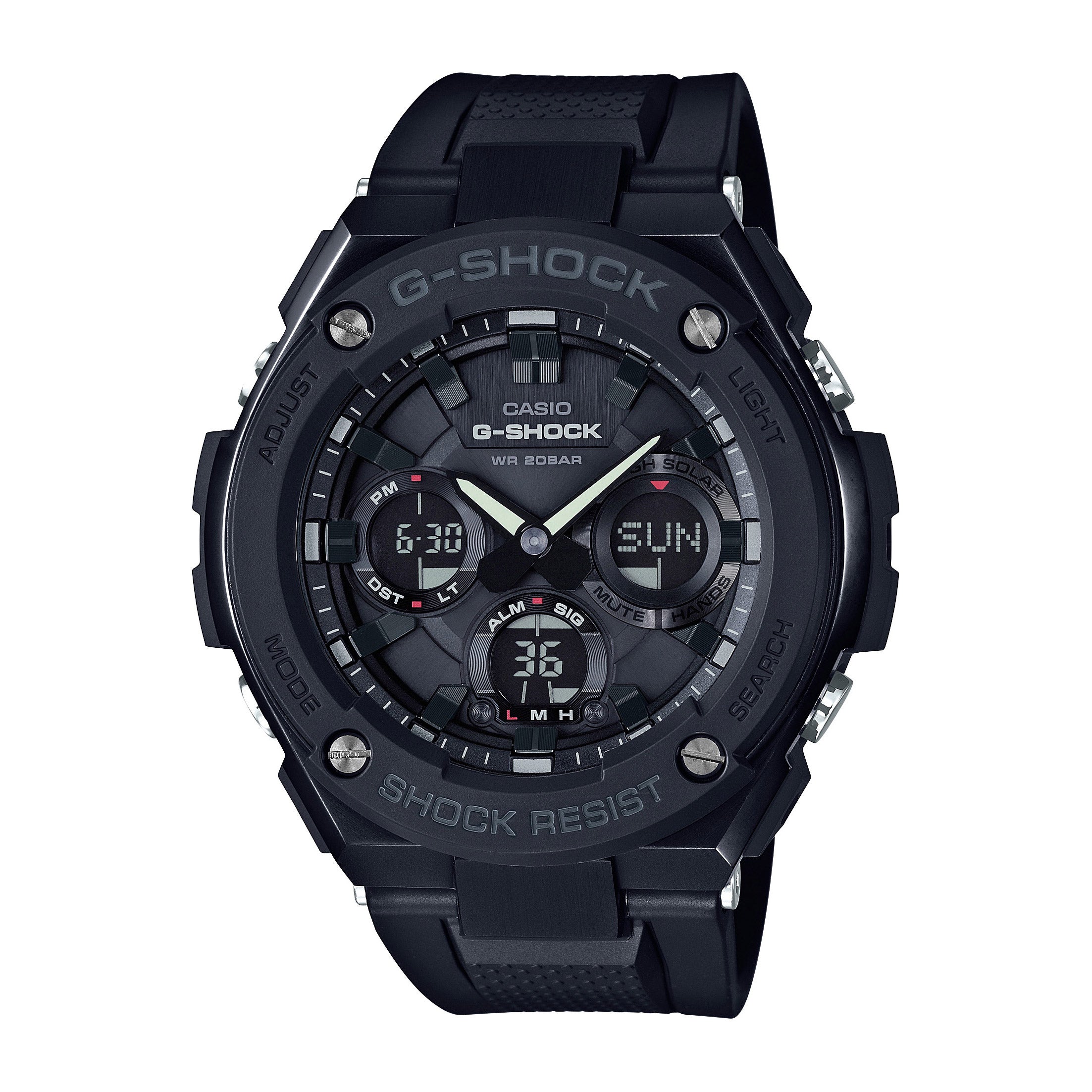 メンズCASIO G-SHOCK Casio G-SHOCK G-STEEL Black Dial Black Case Men's Watch | Costco