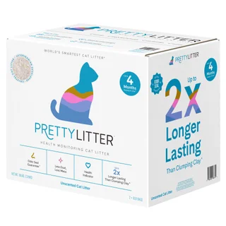 PrettyLitter Health Monitoring Cat Litter, Original Unscented, 16 Pounds