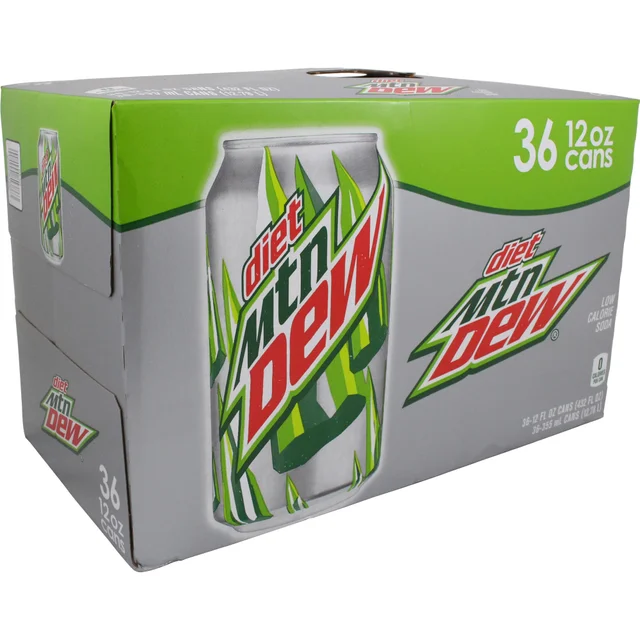 Mountain Dew, Diet, 12 fl oz, 36-count