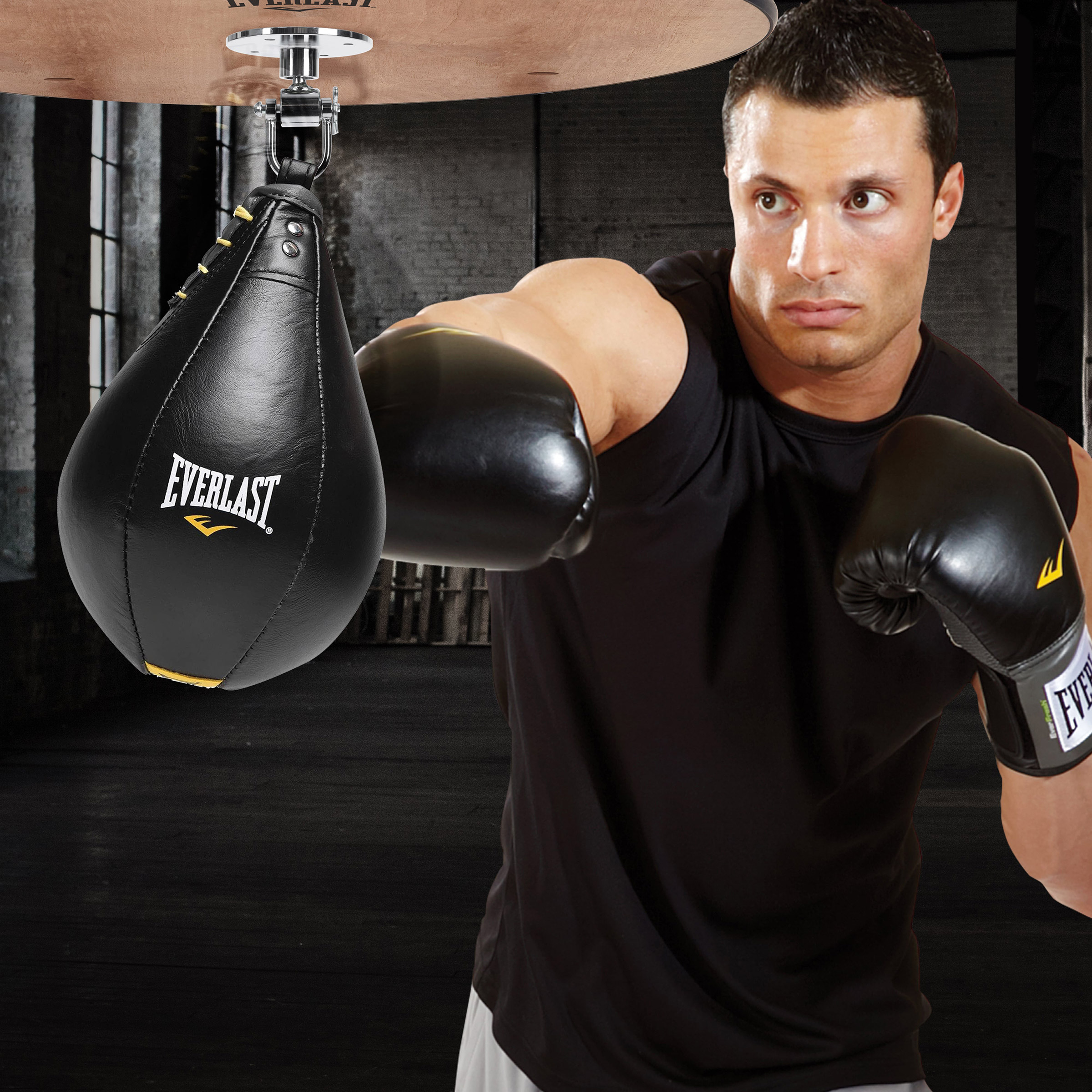 Everlast Speed Bag Platform, Speed Bag and Handwraps Kit