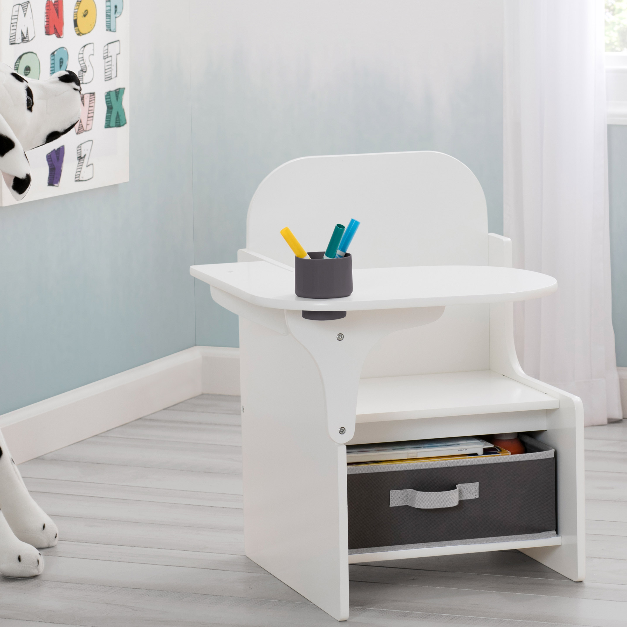Delta Children MySize Chair Desk With Storage Bin