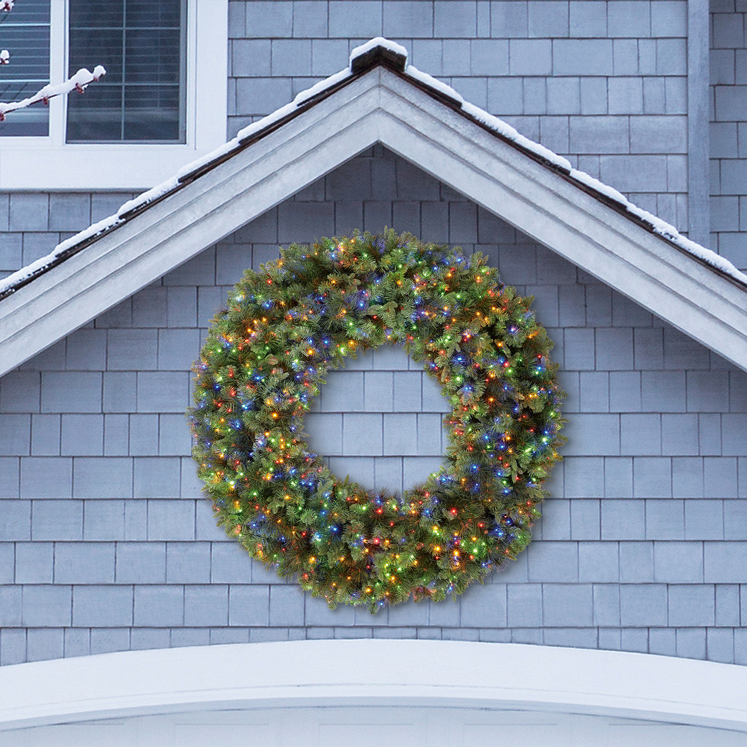 60 in. Micro LED Wreath | Costco