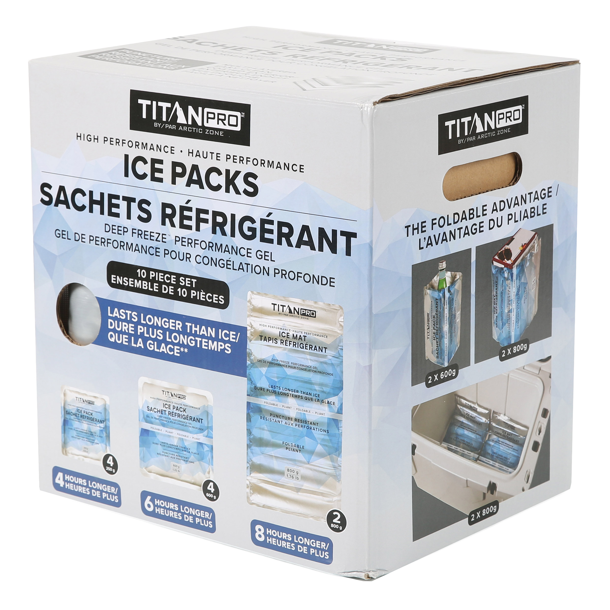 Titan Pro - Arctic Zone - High Performance Ice Packs with Deep