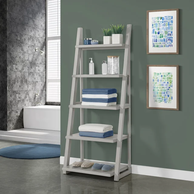 Kellen 72” Ladder Bookcase