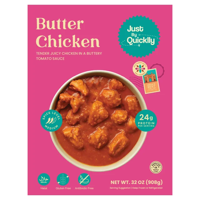 JUST BY QUICKLLY BUTTER CHICKEN 32OZ
