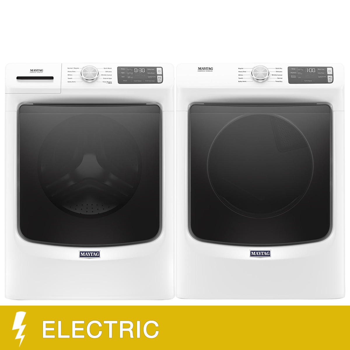 Maytag Laundry Bundle 5.2 cu ft. Front Load Washer and 7.3 cu ft. Electric Dryer