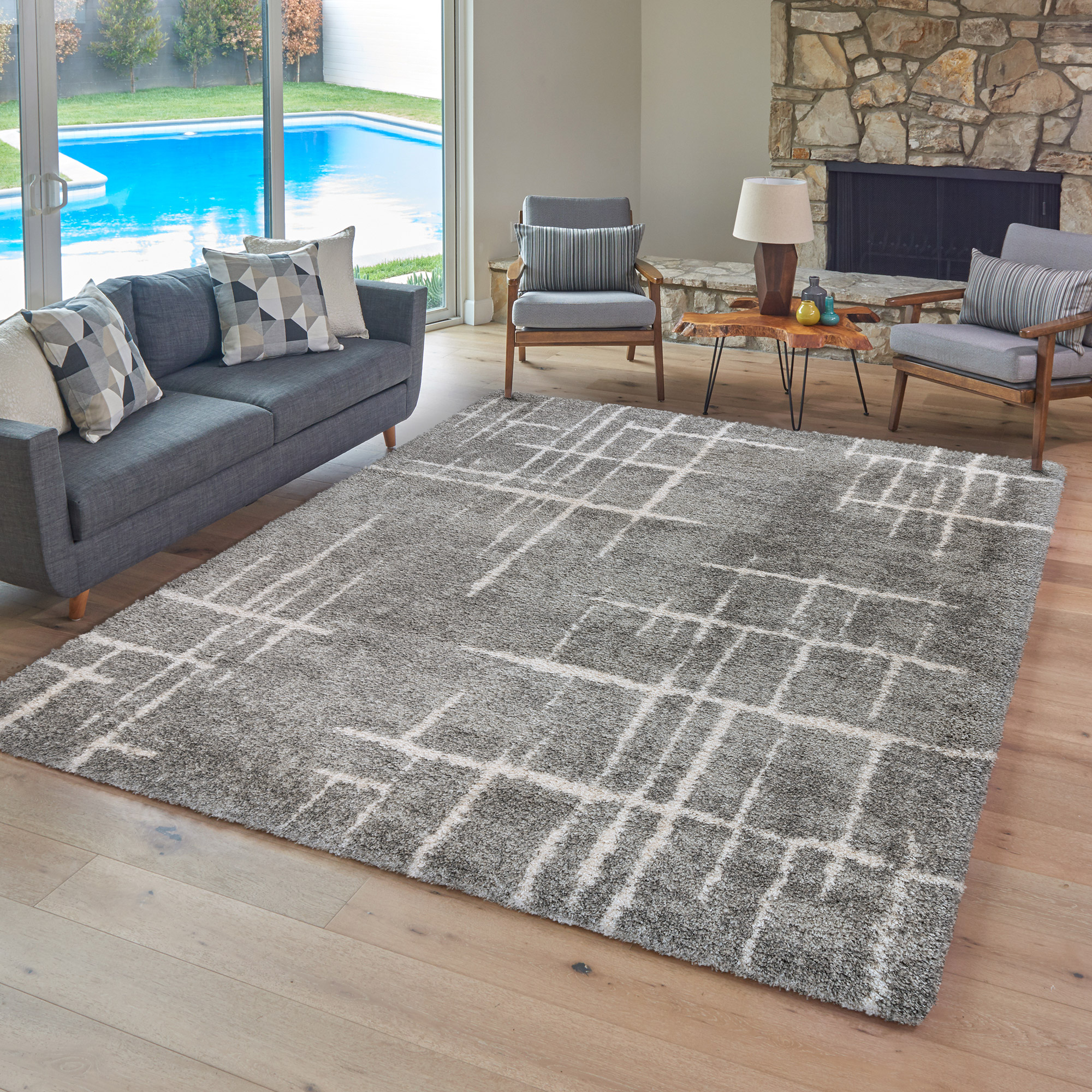 Thomasville Marketplace Luxury Shag Rug Collection  Meara  7'10" x 10'