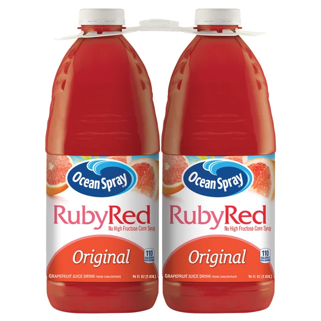OCEANSPRAY RUBY RED GRAPEFRUIT JUICE 2/96 OZ