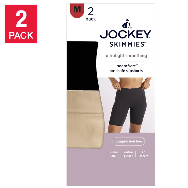 JOCKEY WOMEN'S SKIMMIES SLIP 2PK