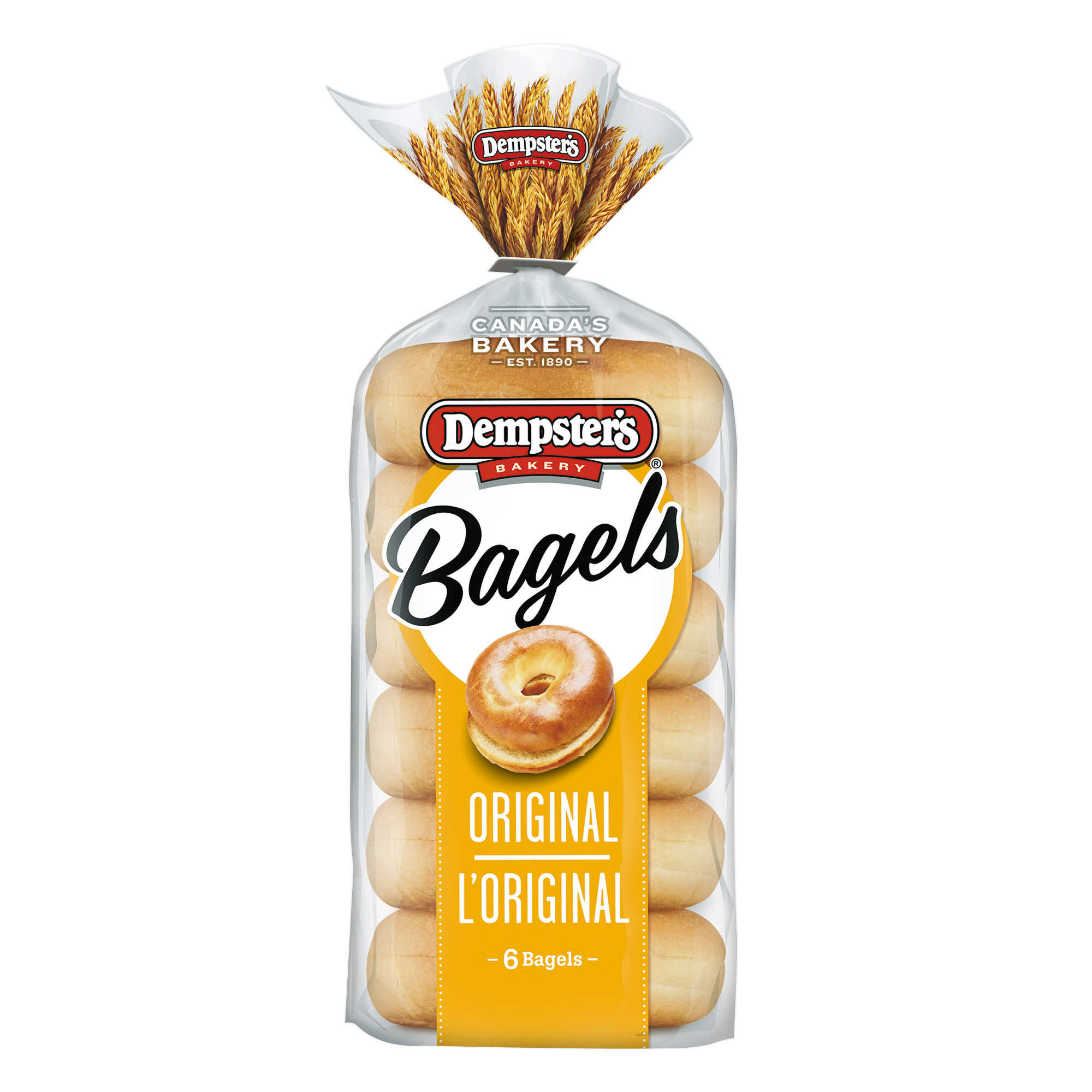 Dempster’s Original Bagels, 2 packs of 6