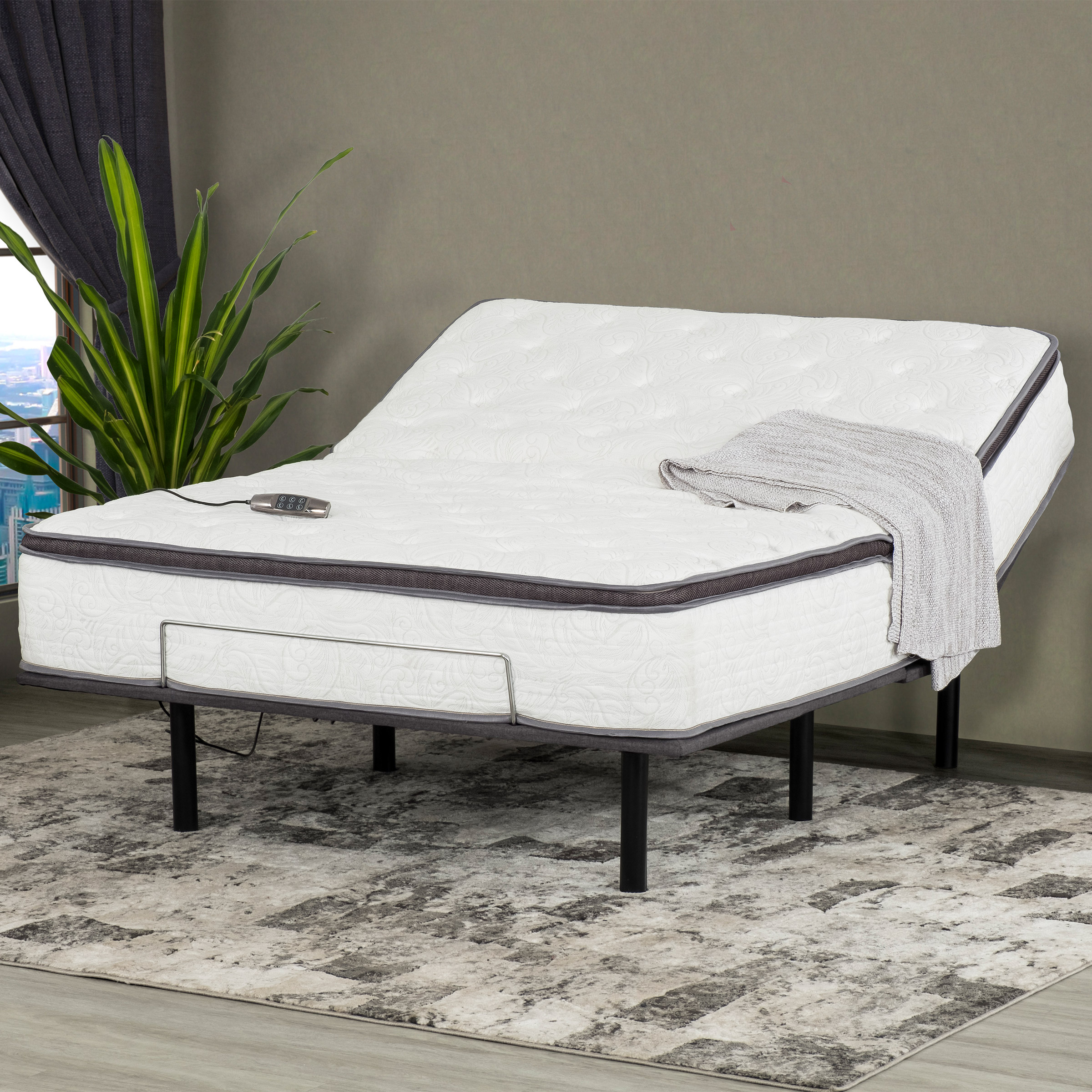 Arianell - Matelas 30,5 cm (12 po) avec base réglable