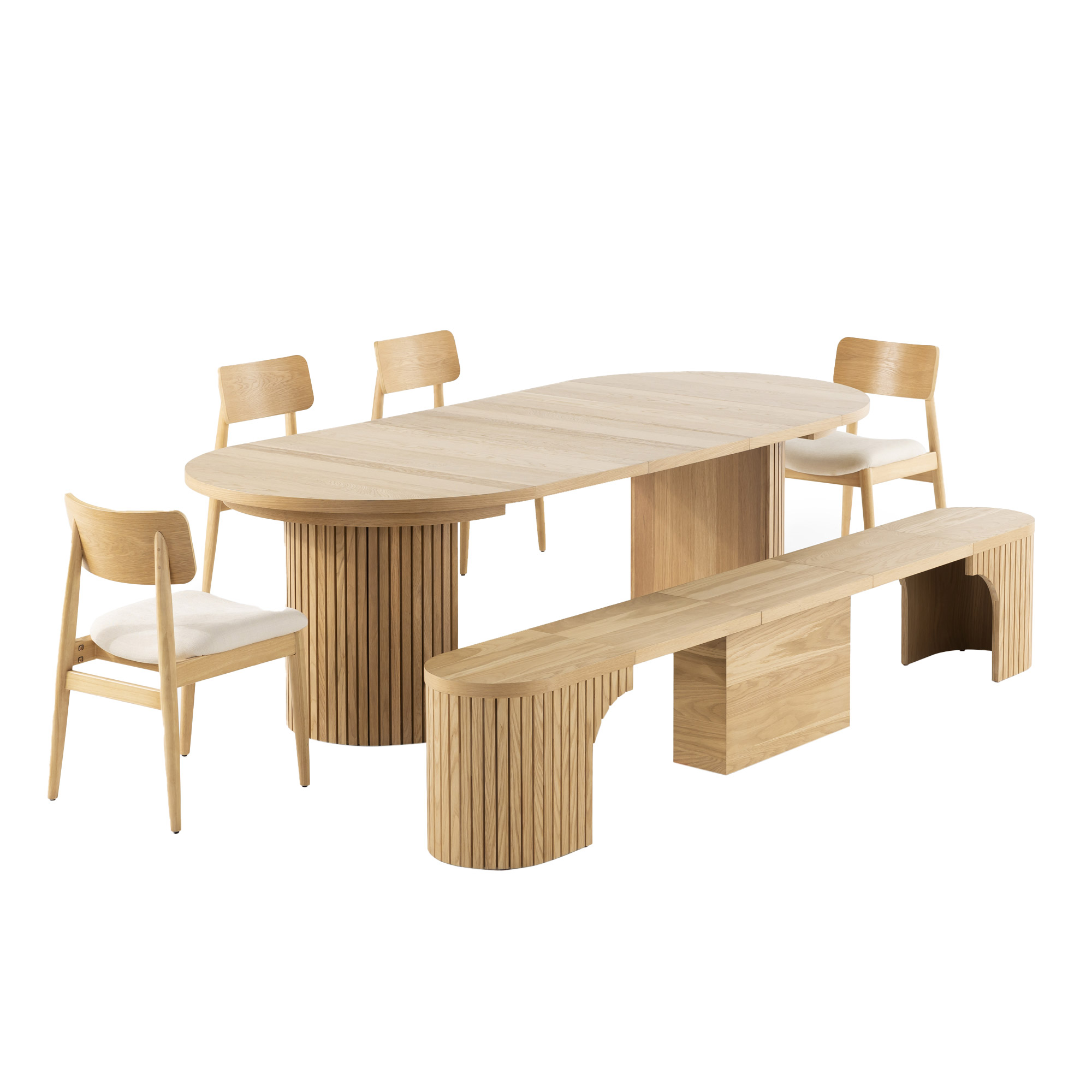 Transformer Table Extendable Round Dining Collection | Costco