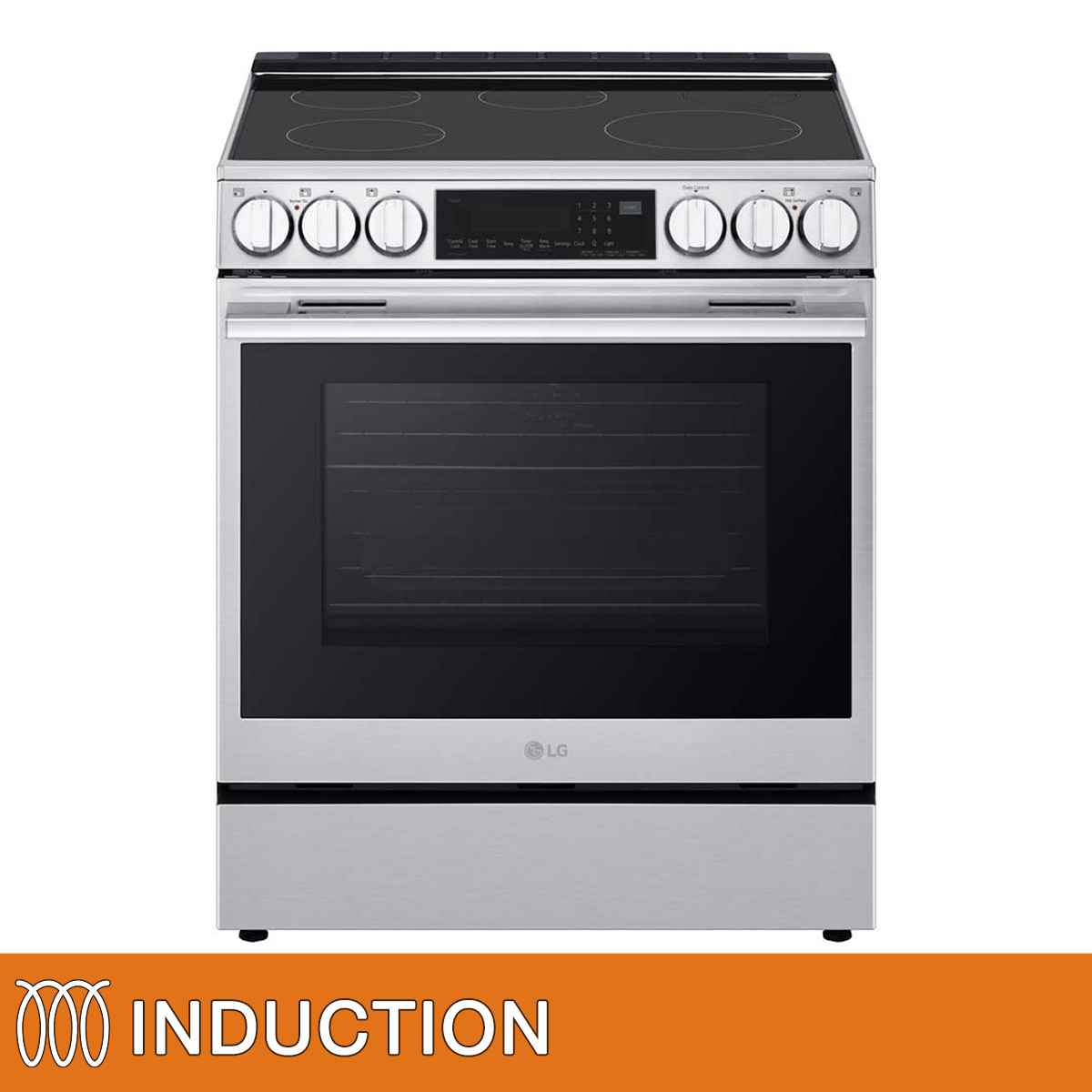 LG 30 in. 6.3 cu ft. Stainless Steel Slide-In Induction Range with ProBake Convection and Air Sous Vide
