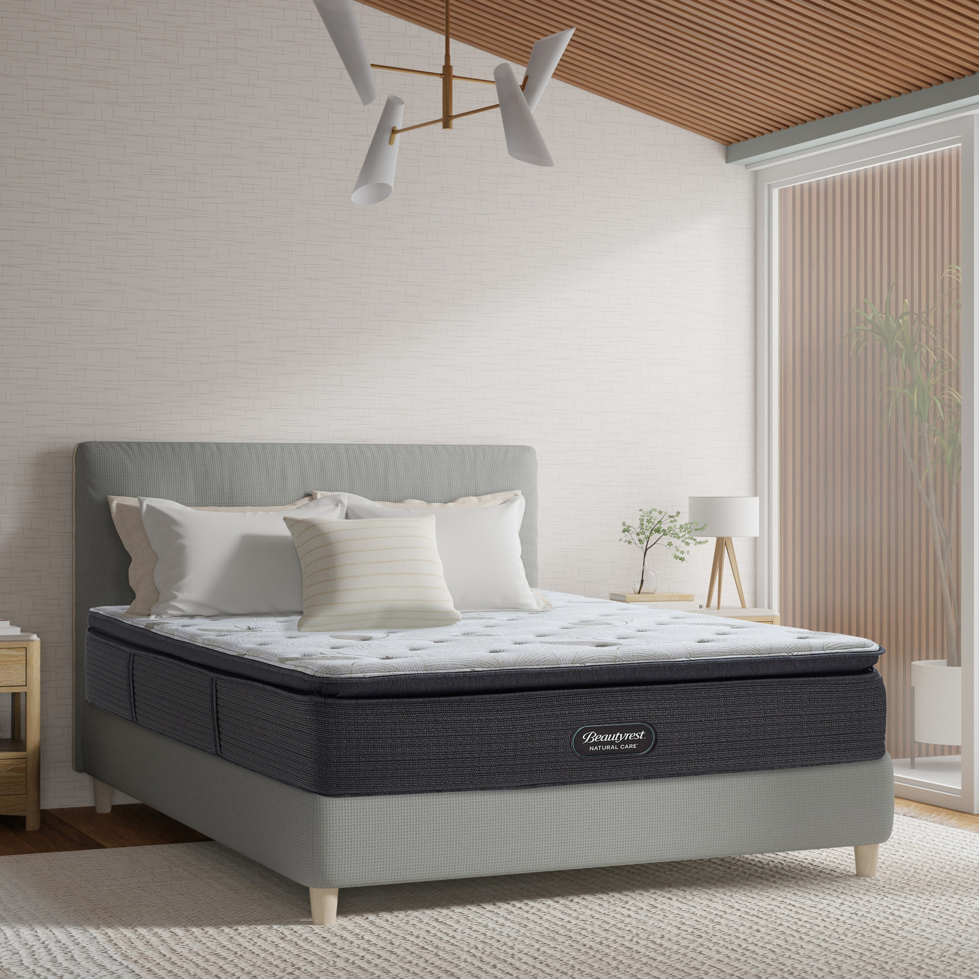 Beautyrest Natural Care Mulberry Pillowtop Queen Mattress or Set