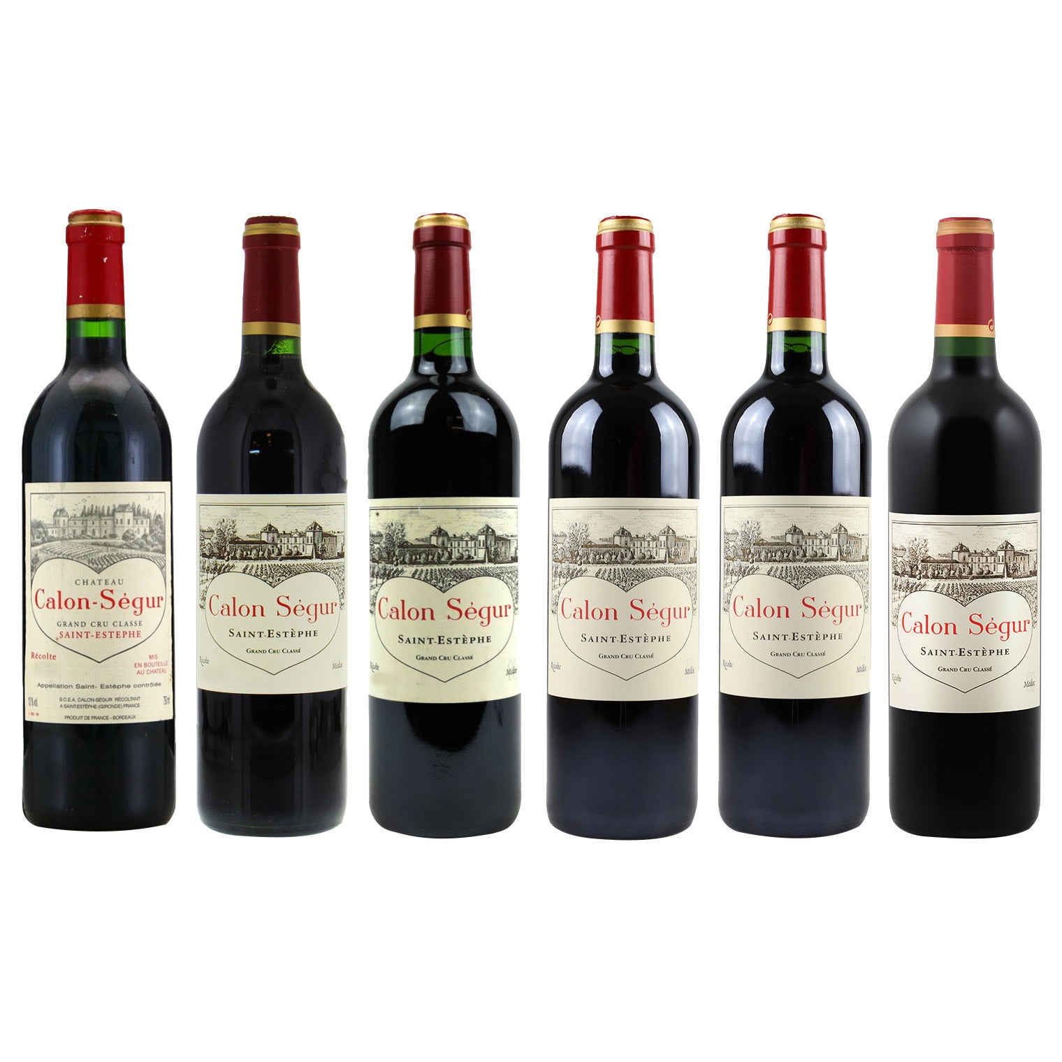 Chateau Calon Segur Gift Set 1998, 2003, 2005, 2006, 2009, 2010, 6