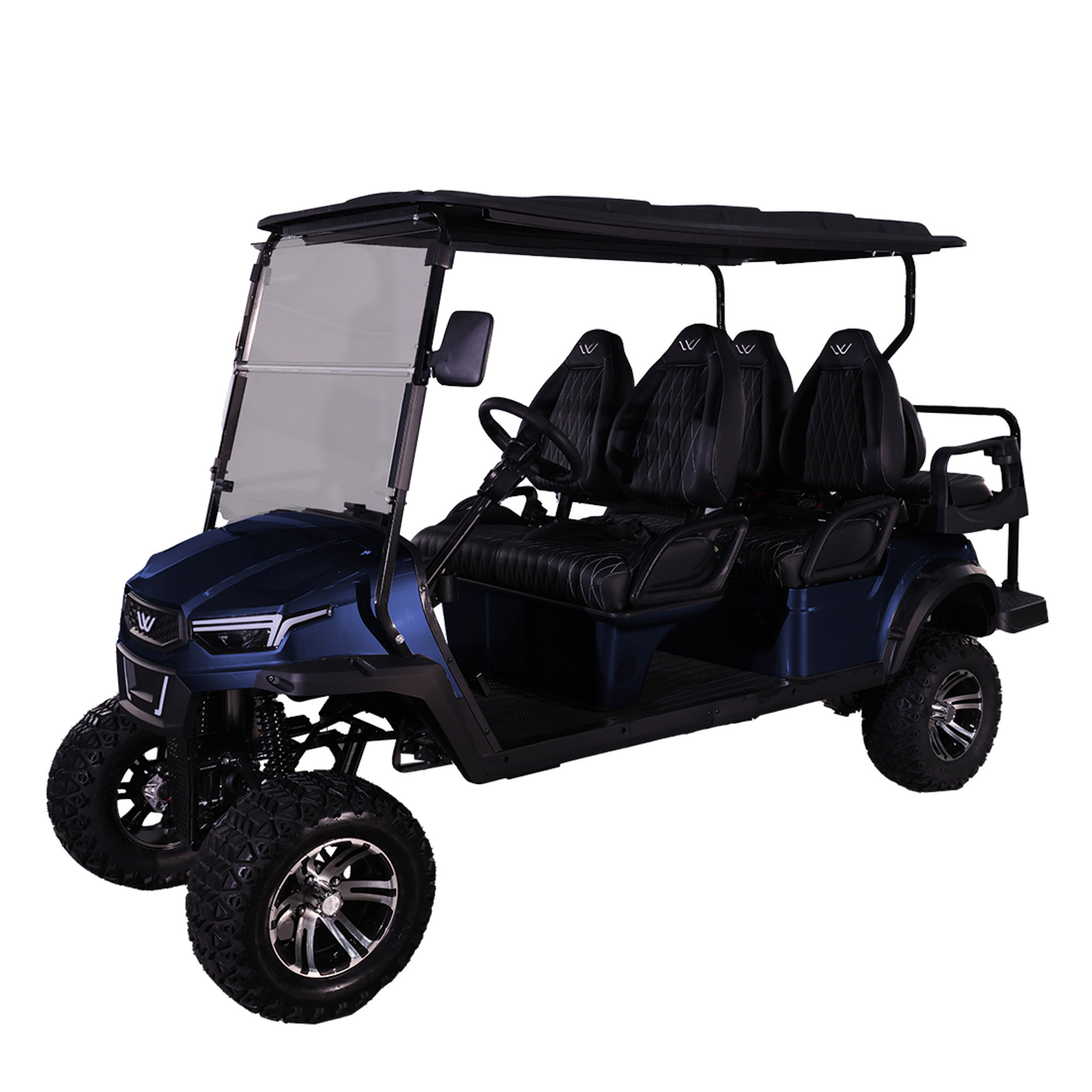 Whisper W5XL 6-seat Off-road Recreational Golf Cart