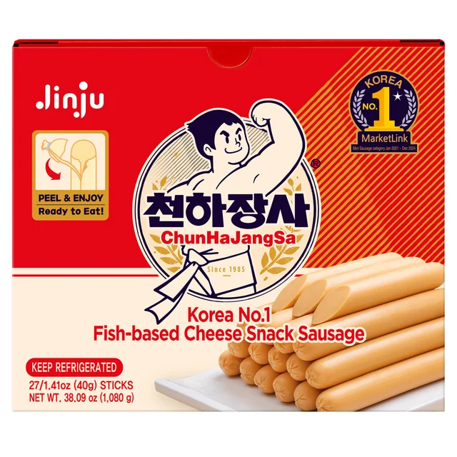 JINJU FISH SAUSAGE 27 COUNT 1.41 OUNCE EA