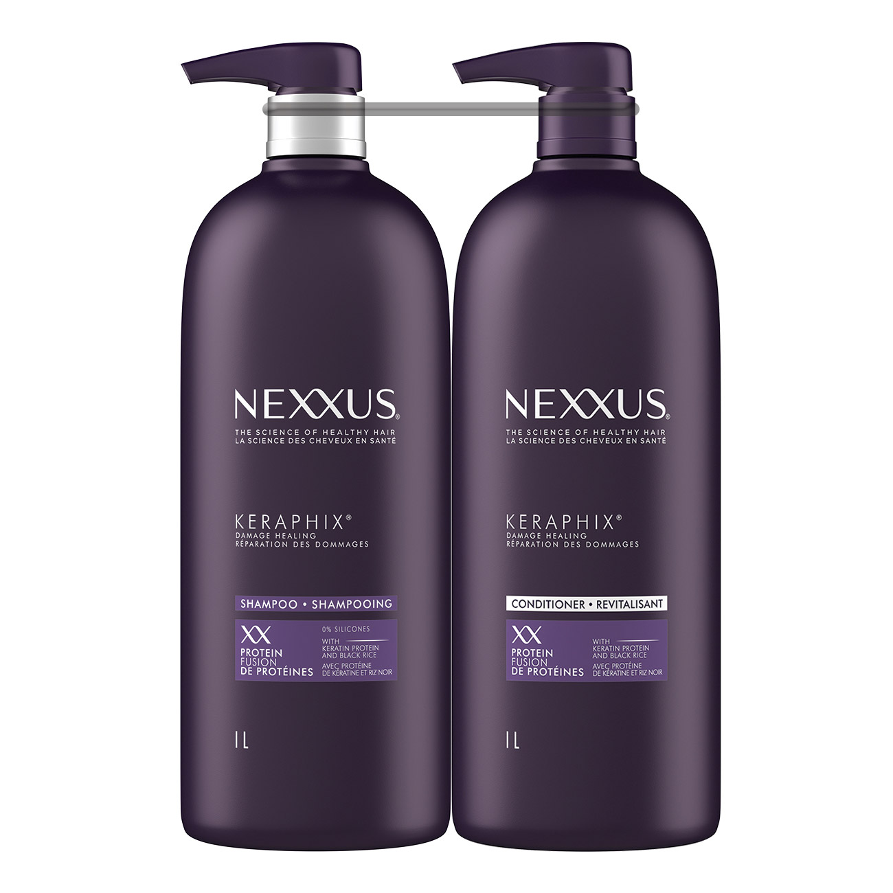 NEXXUS Shampoo and Conditioner, 2 x 1 L