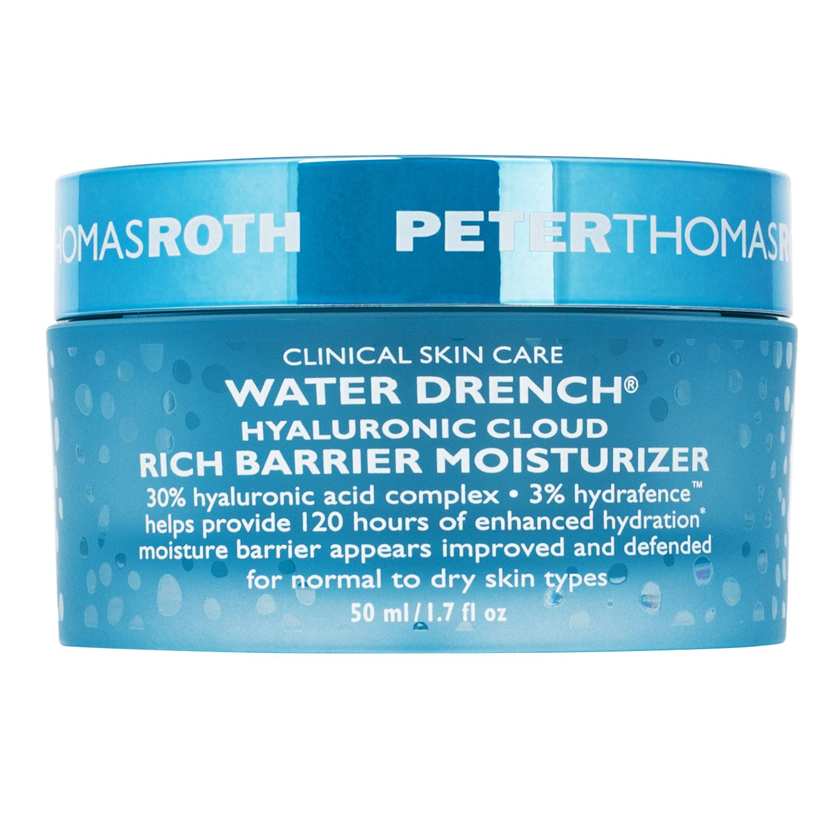 Peter Thomas Roth Water Drench Hyaluronic Cloud Rich Barrier Moisturizer, 50 mL