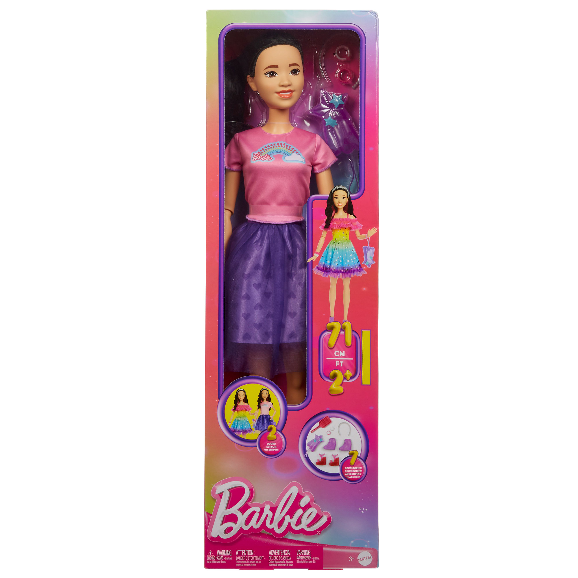 Barbie - 28-inch Doll & Fashion Accessories - Asian Doll																				 																				