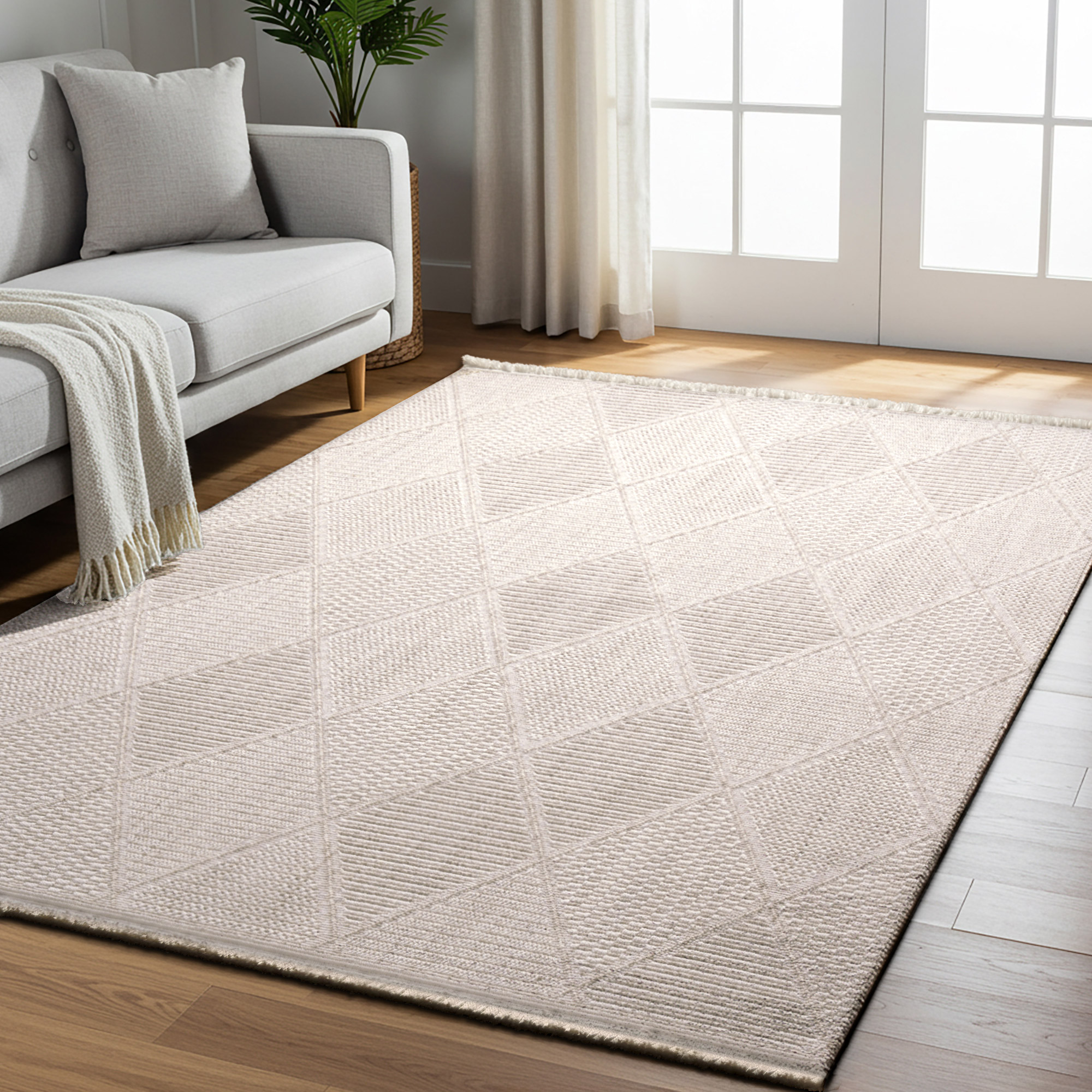 Serenity Area Rug Collection, Rassa Cream | Costco